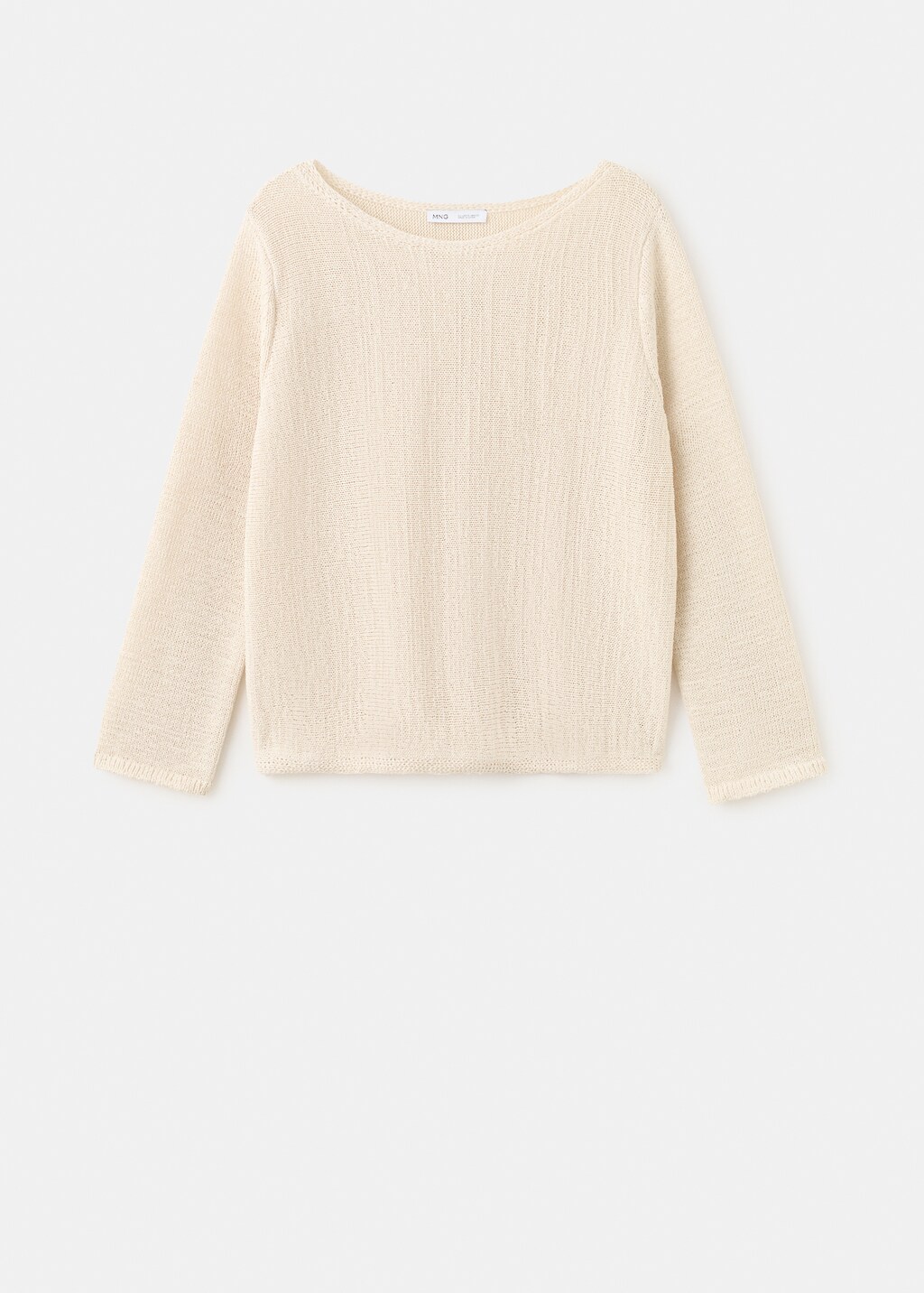 Long-sleeve knitted sweater - image 2