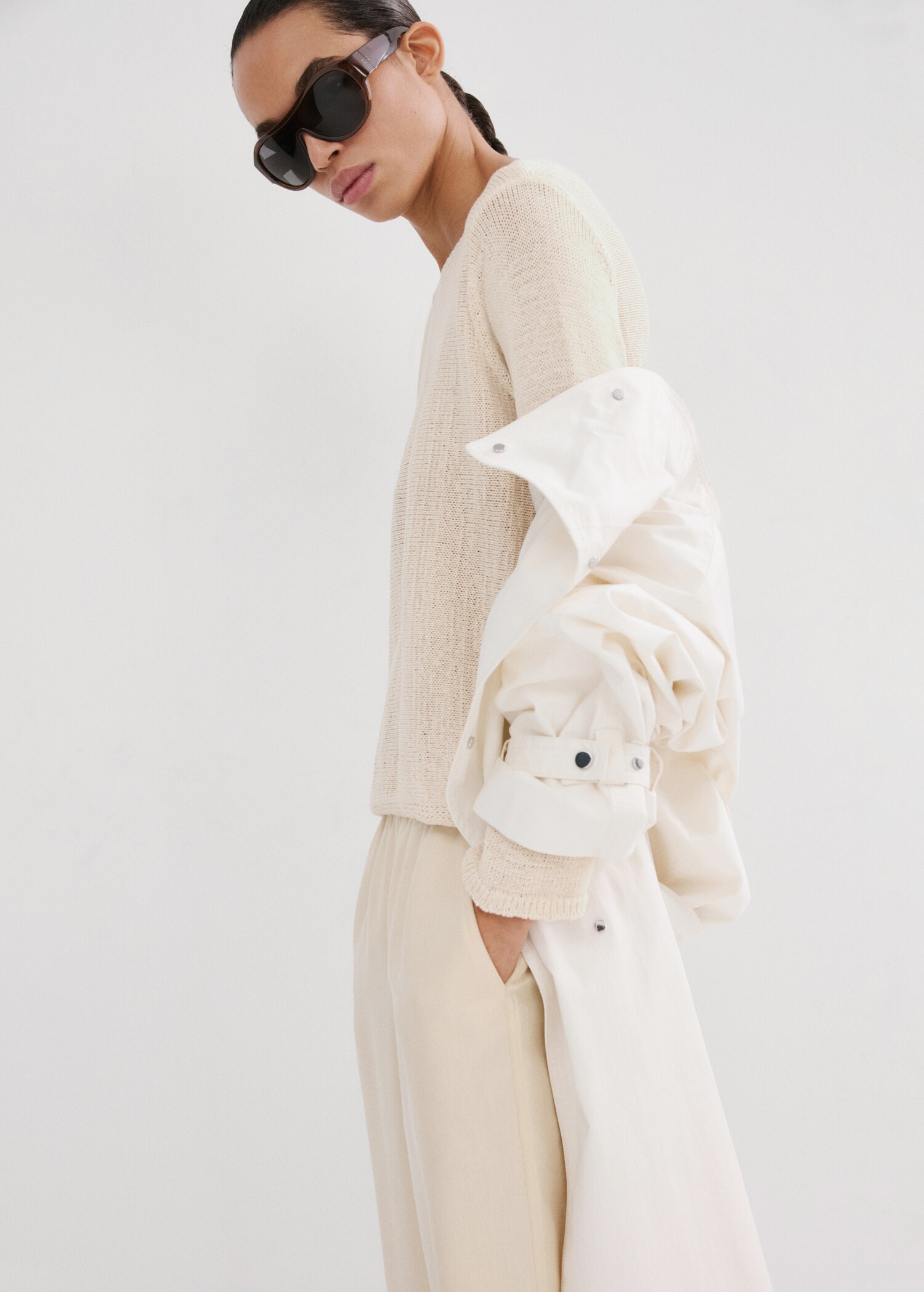 Lurex knitted sweater - Details of the article 4