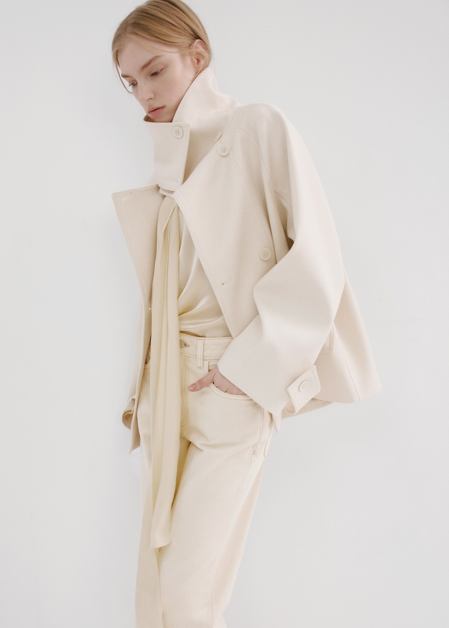 Mid-rise flared jeans - Medium plane