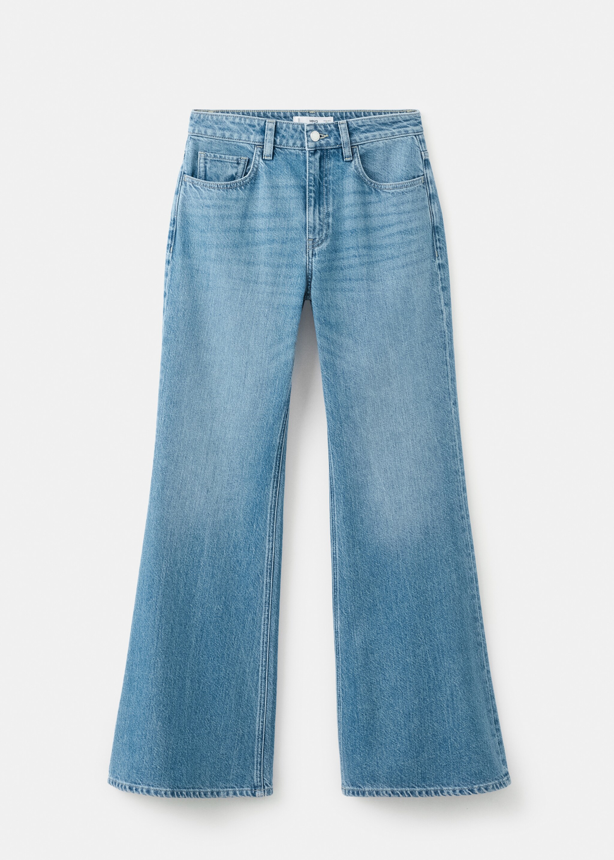 Mid-rise flared jeans - Article without model, Medium Blue. Ref: 27015827-00.