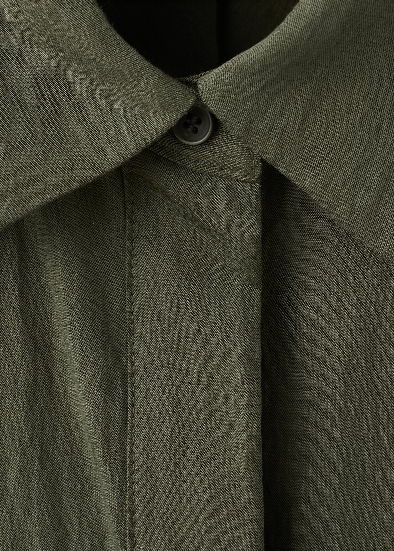 Lyocell shirt dress - Details of the article 8