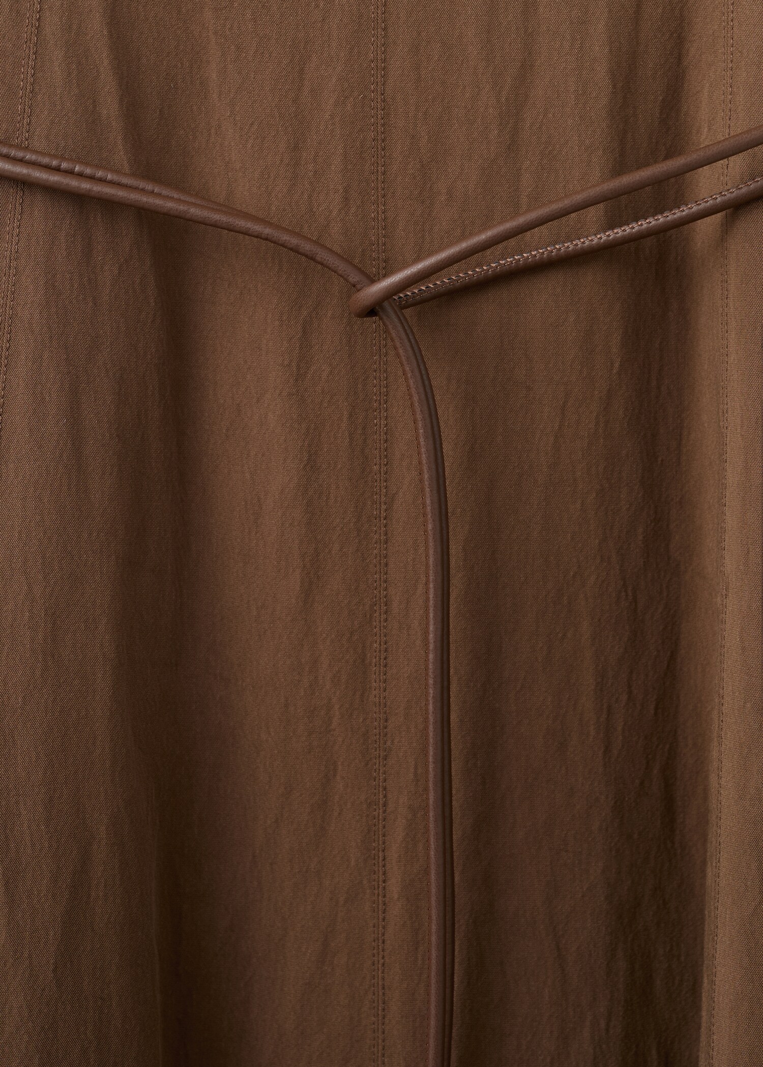 Lyocell dress with belt - Details of the article 8