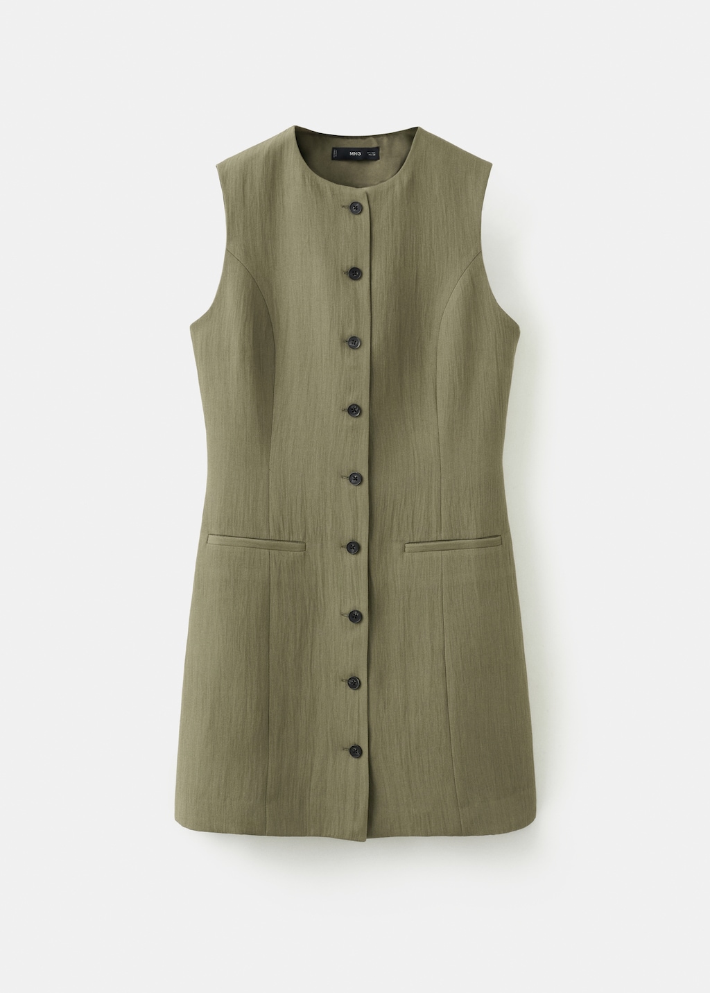 Short buttoned dress - image 3