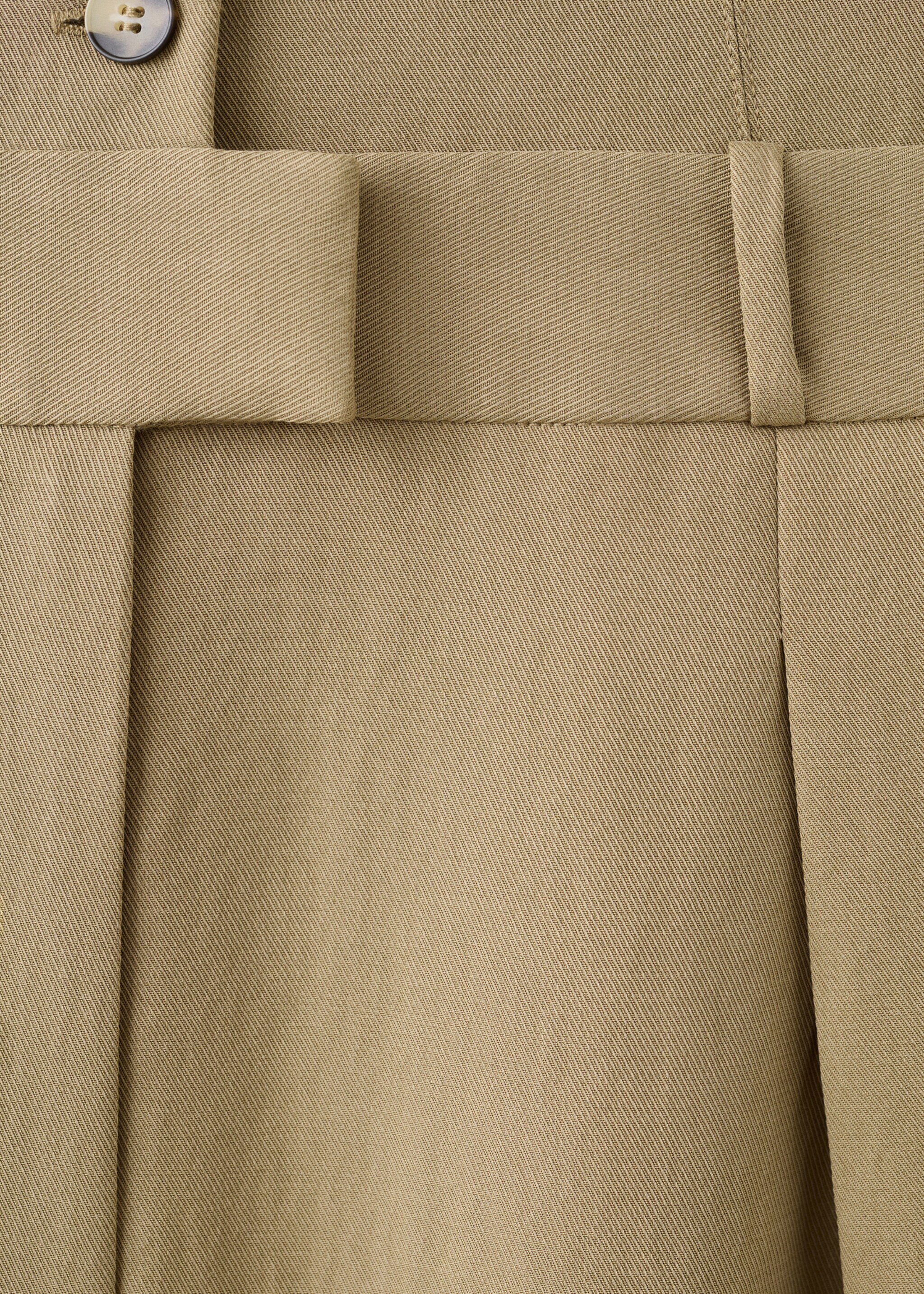 Lyocell combined jumpsuit - Details of the article 0, Khaki. Ref: 27015835-00.