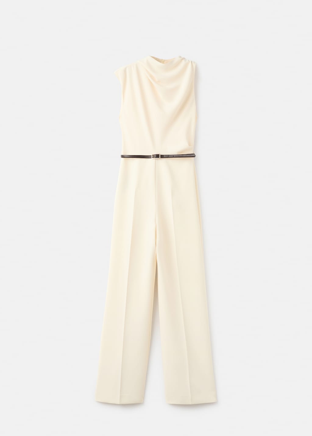 Asymmetric long jumpsuit - image 2