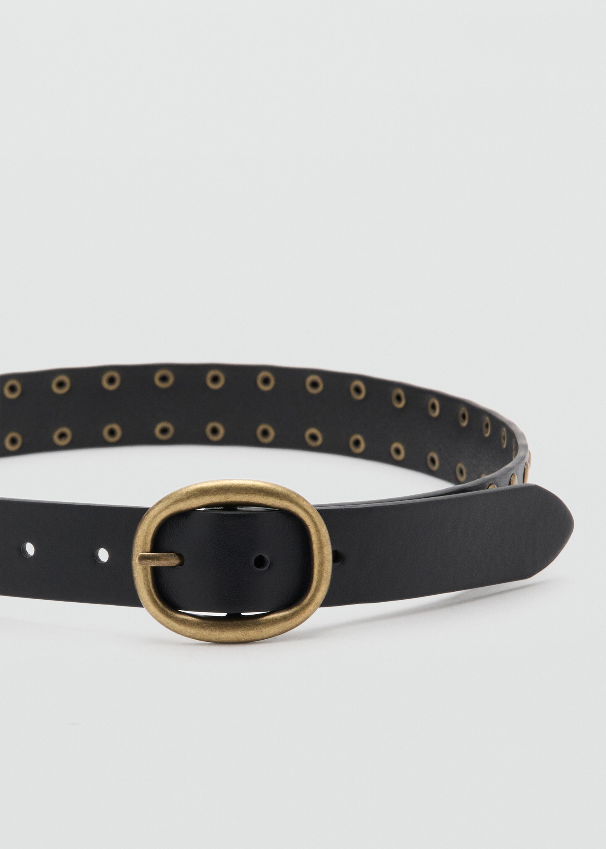 حزام مسامير ومشبك - رؤية وسط, أسود. Ref: 27015839-00.