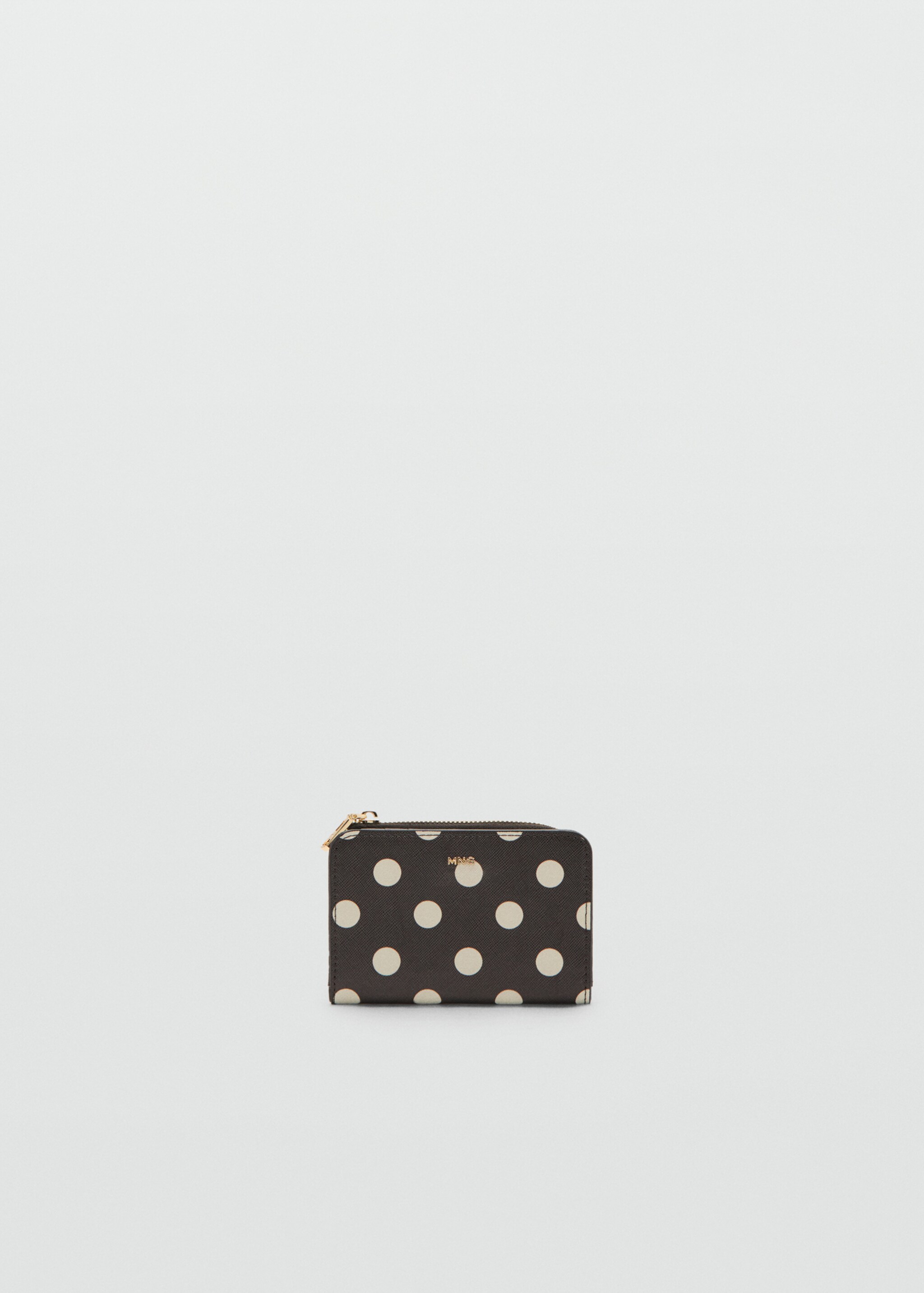 Small polka dot wallet - Изделие без модели, Шоколадный. Ref: 27015840-00.