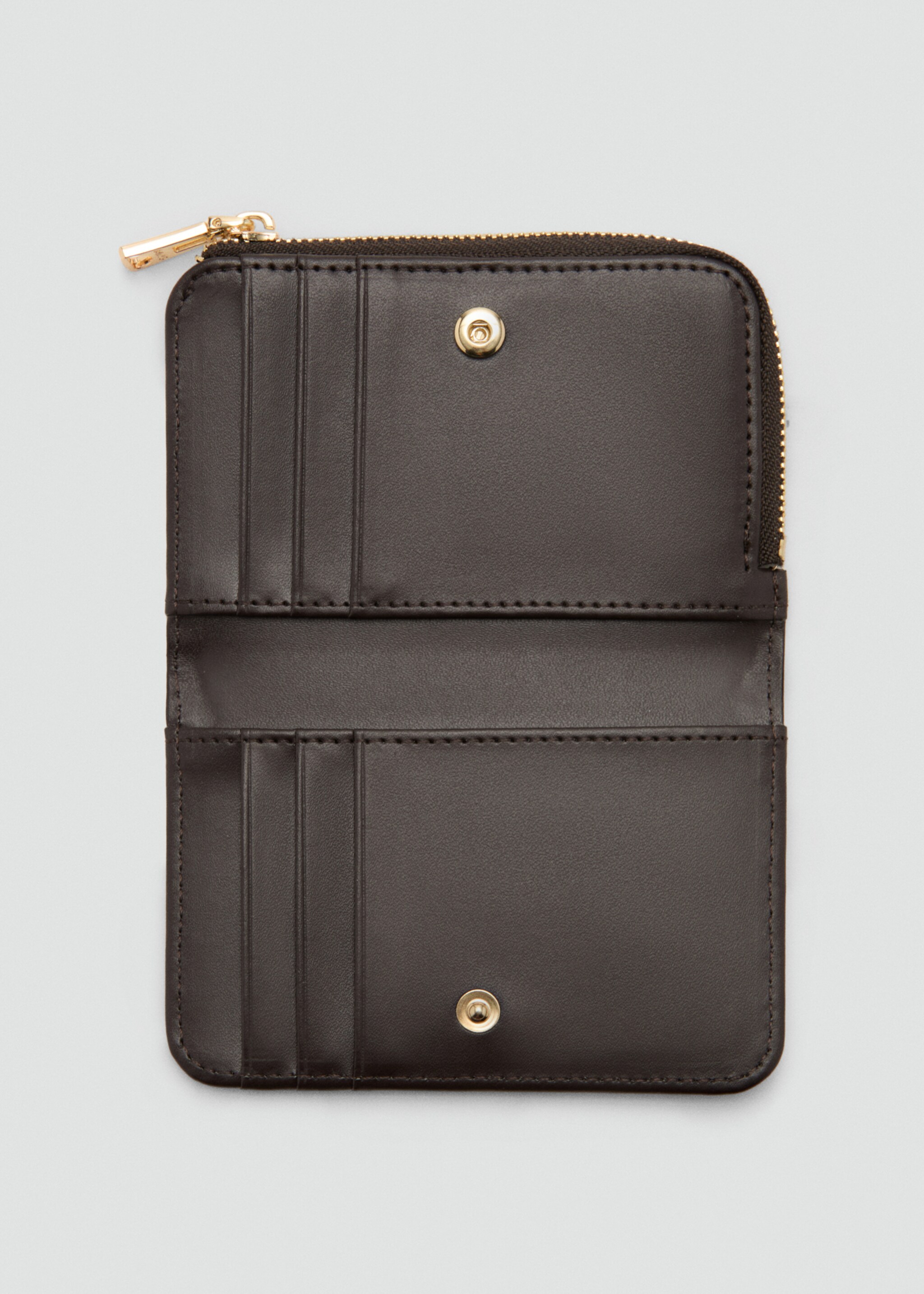 Small polka dot wallet - Деталь изделия 1, Шоколадный. Ref: 27015840-00.