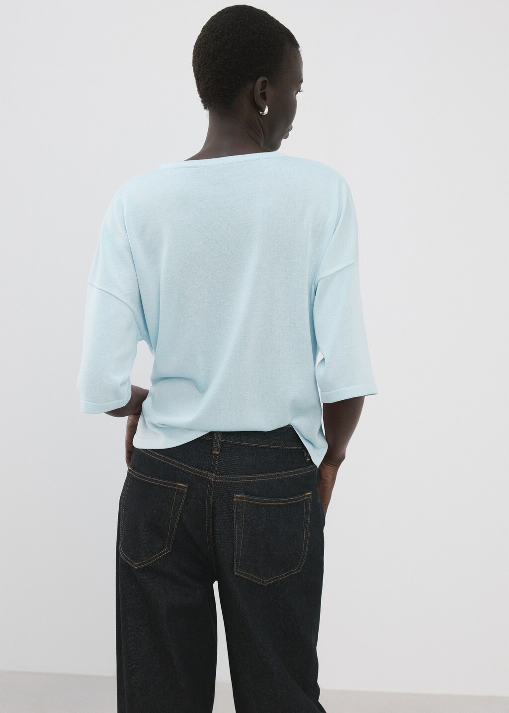 Bow knit sweater - image 3