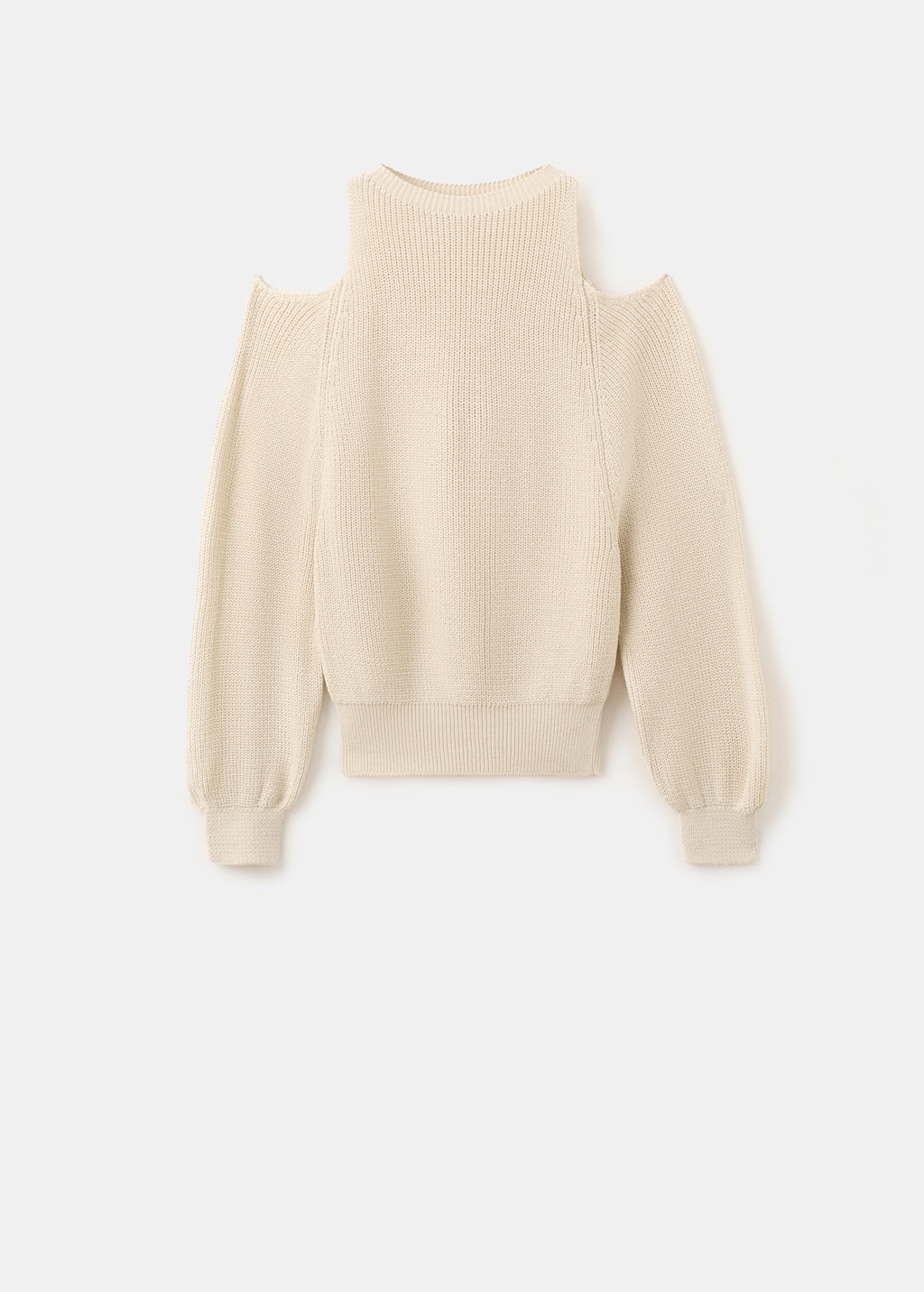 Off-the-shoulder knitted sweater - image 2