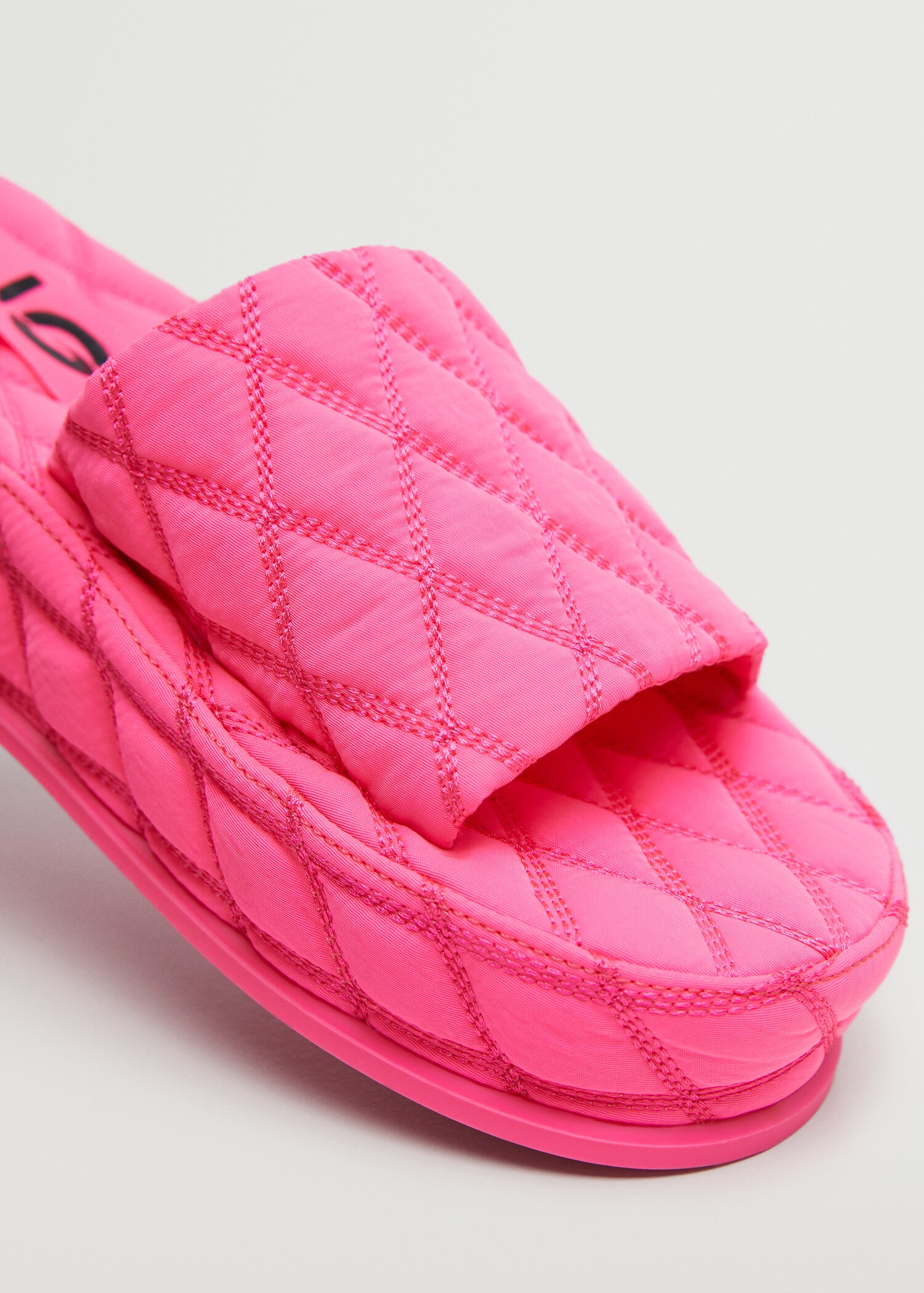 Platform quilted sandals - Details of the article 3