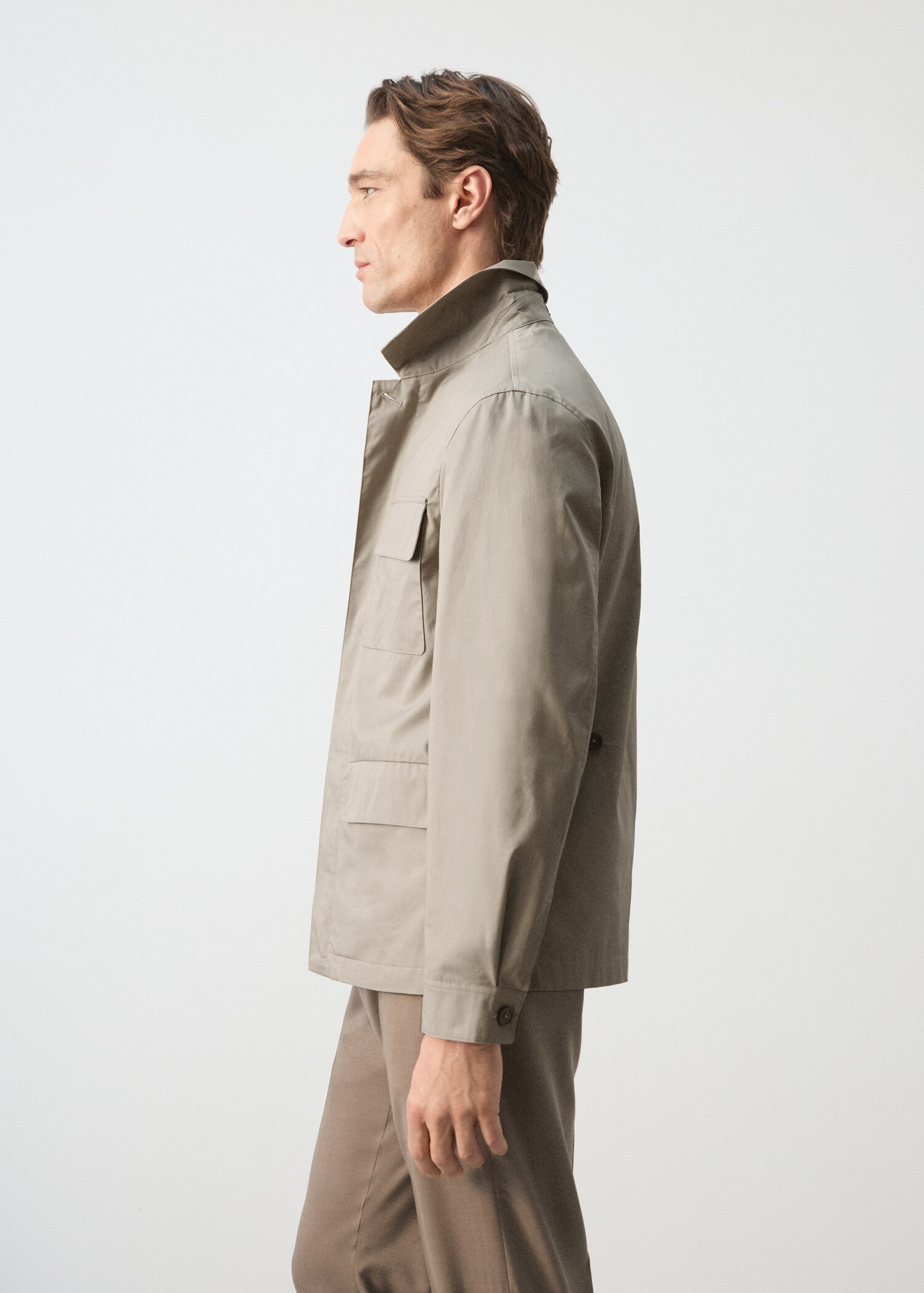 100% cotton multi-pocket jacket - Details of the article 2