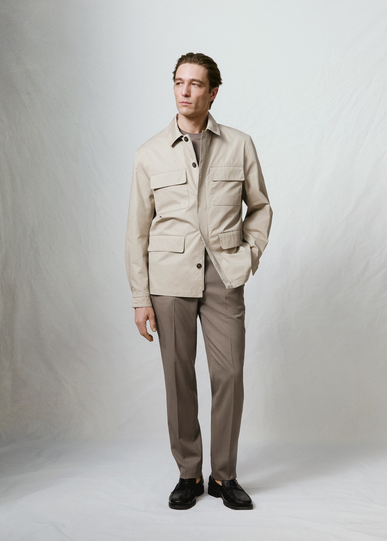 100% cotton multi-pocket jacket - Details of the article 9