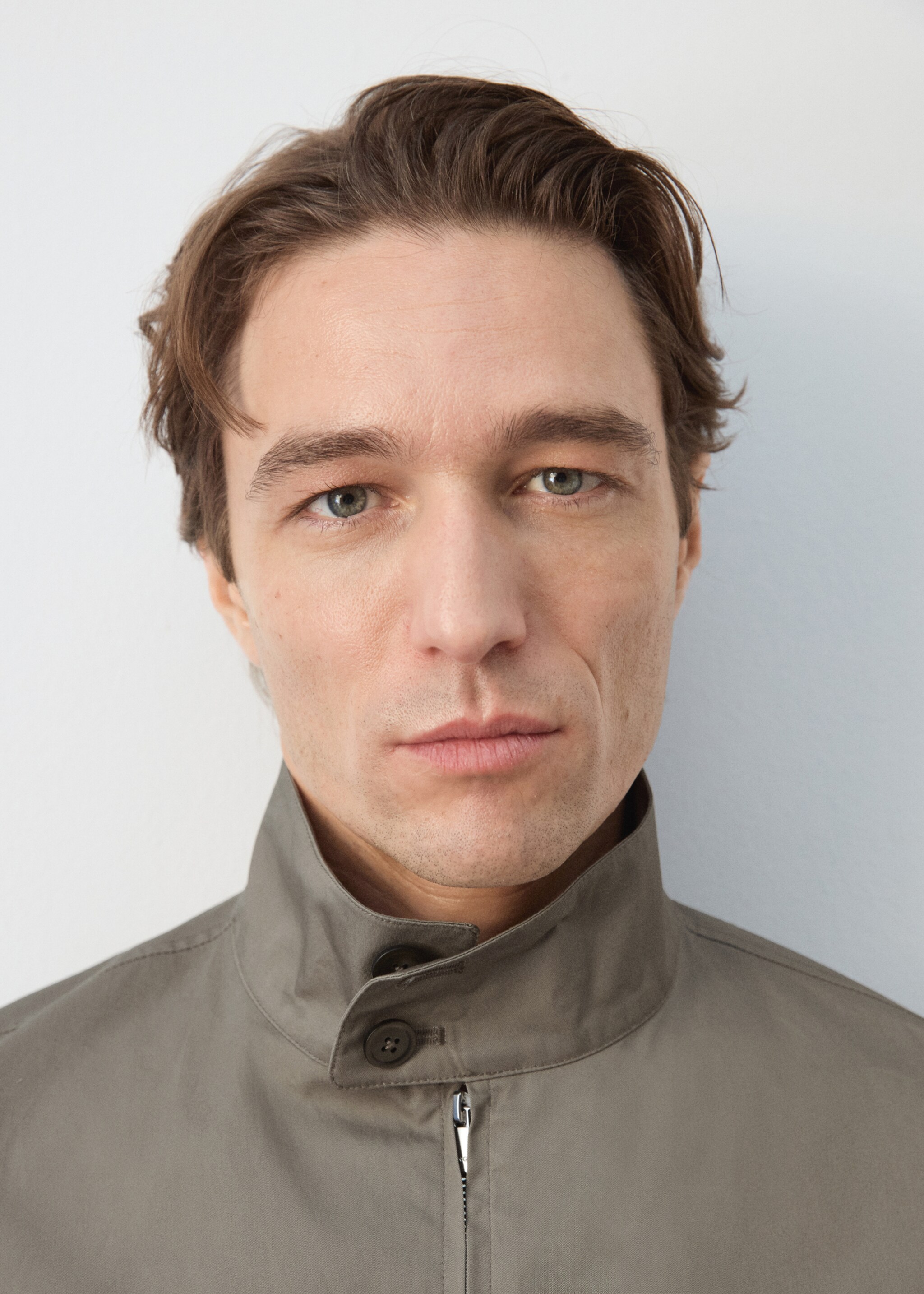 100% cotton water repellent jacket - Details of the article 1, Medium Brown. Ref: 27015934-00.