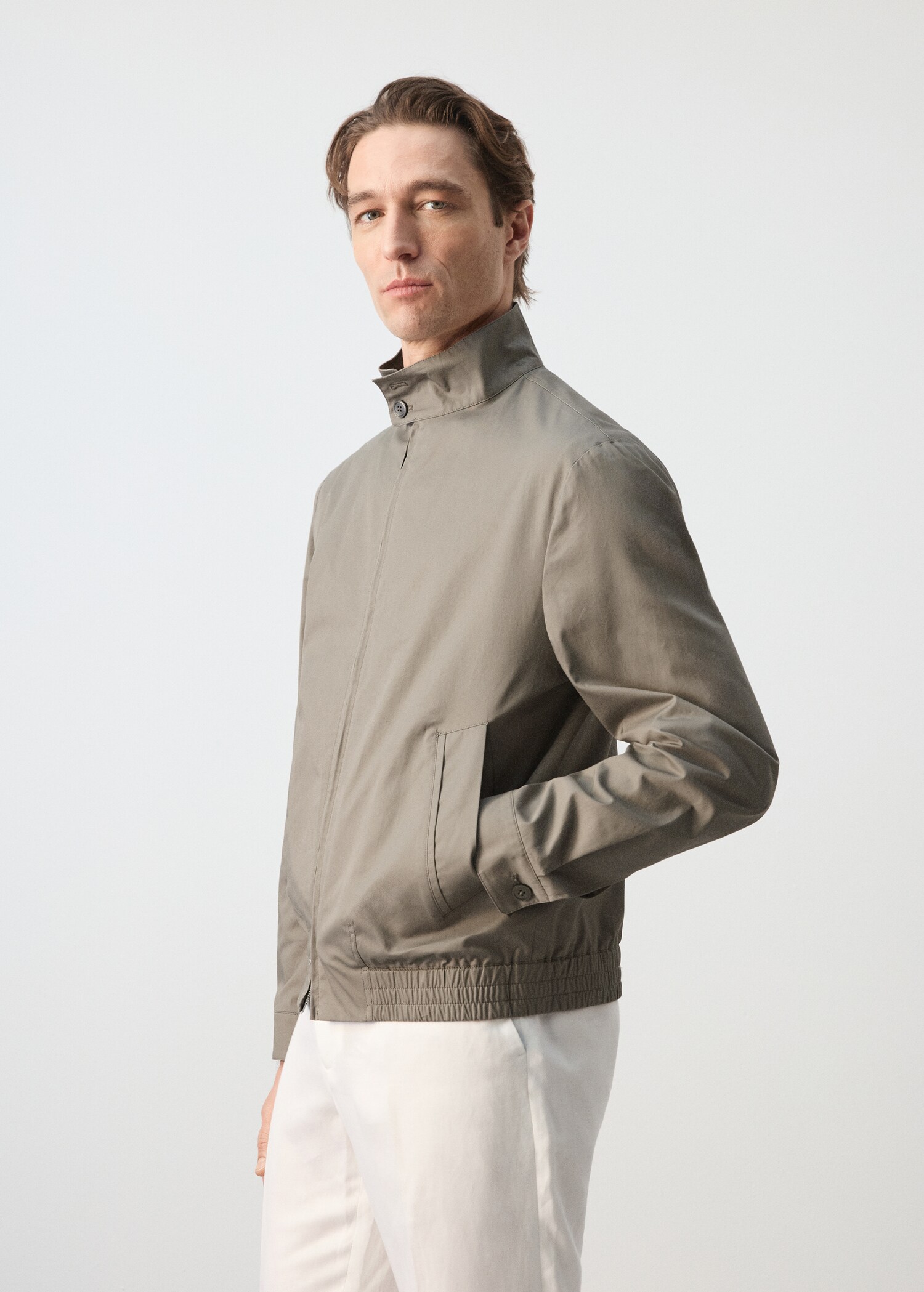 100% cotton water repellent jacket - Details of the article 2