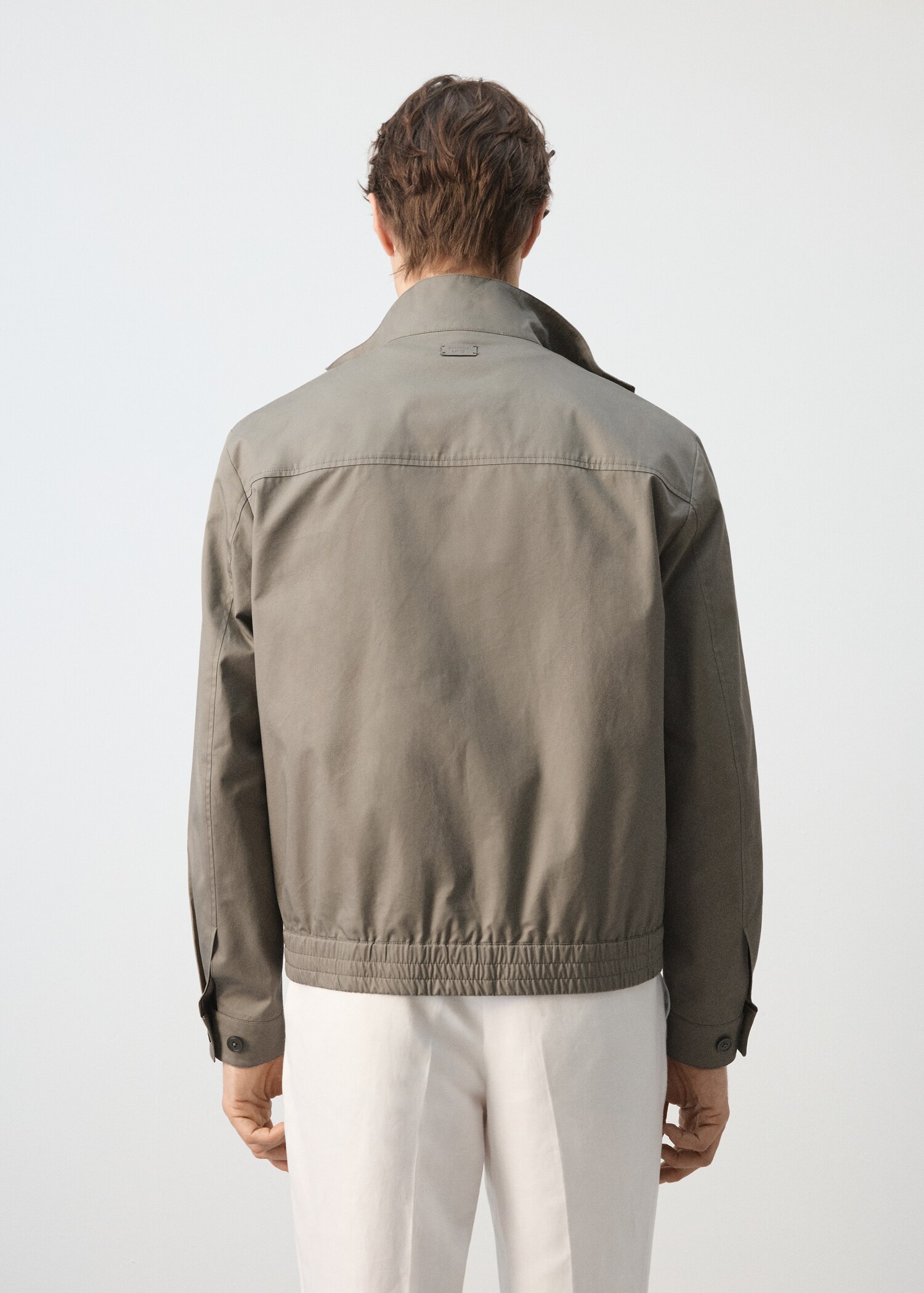 100% cotton water repellent jacket - Reverse of the article