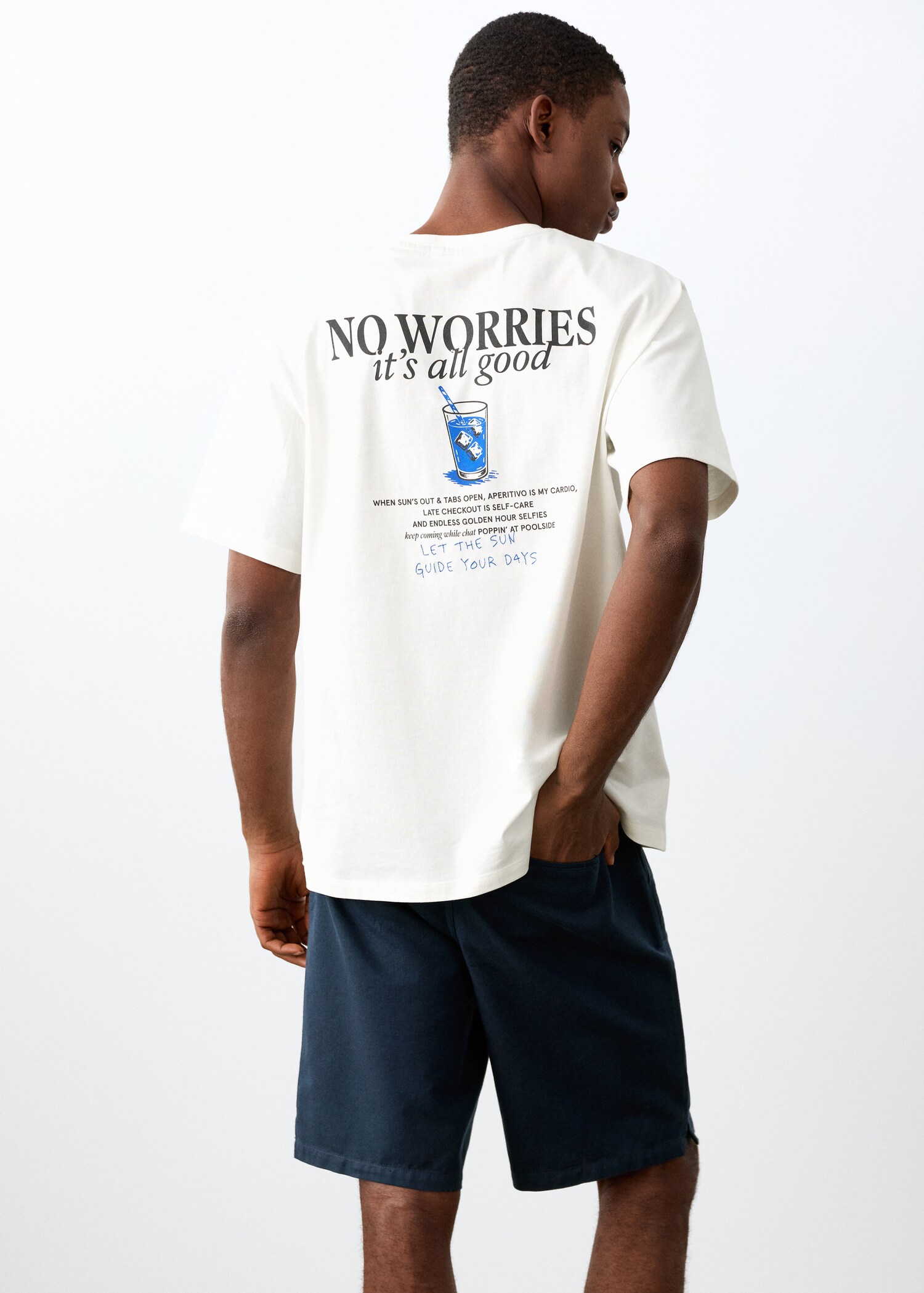 Bermuda coton lin - Verso de l’article