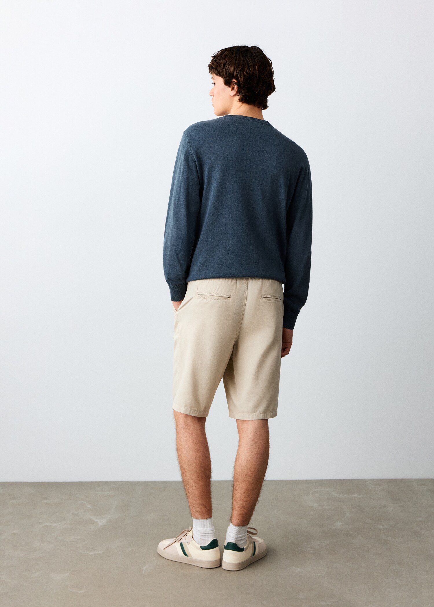 Cotton Bermuda shorts - Reverse of the article