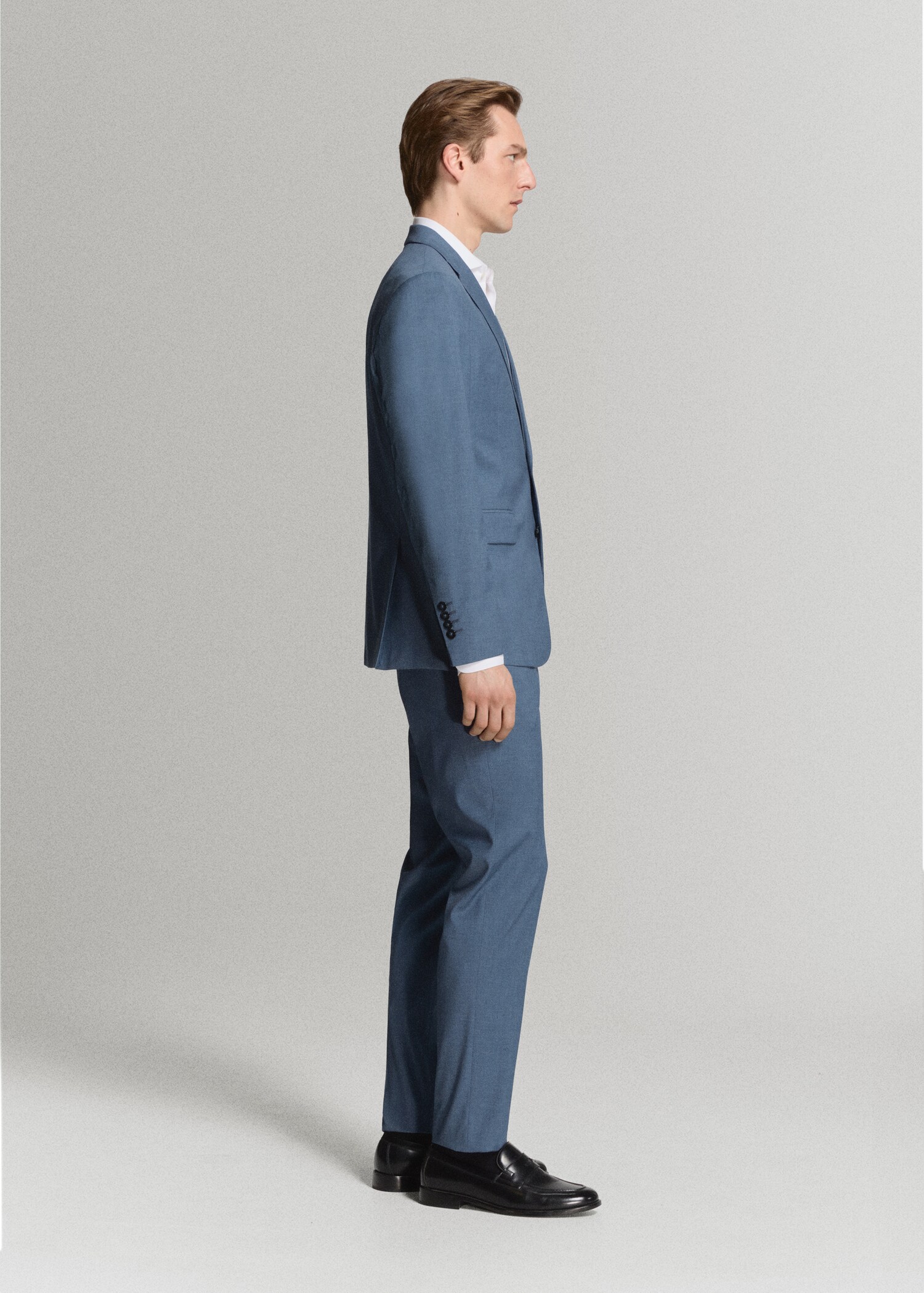 Milan slim-fit suit trousers - Details of the article 2