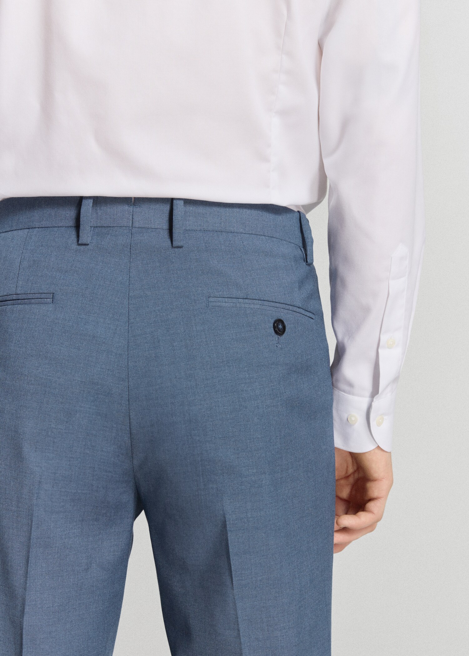 Milan slim-fit suit trousers - Details of the article 6