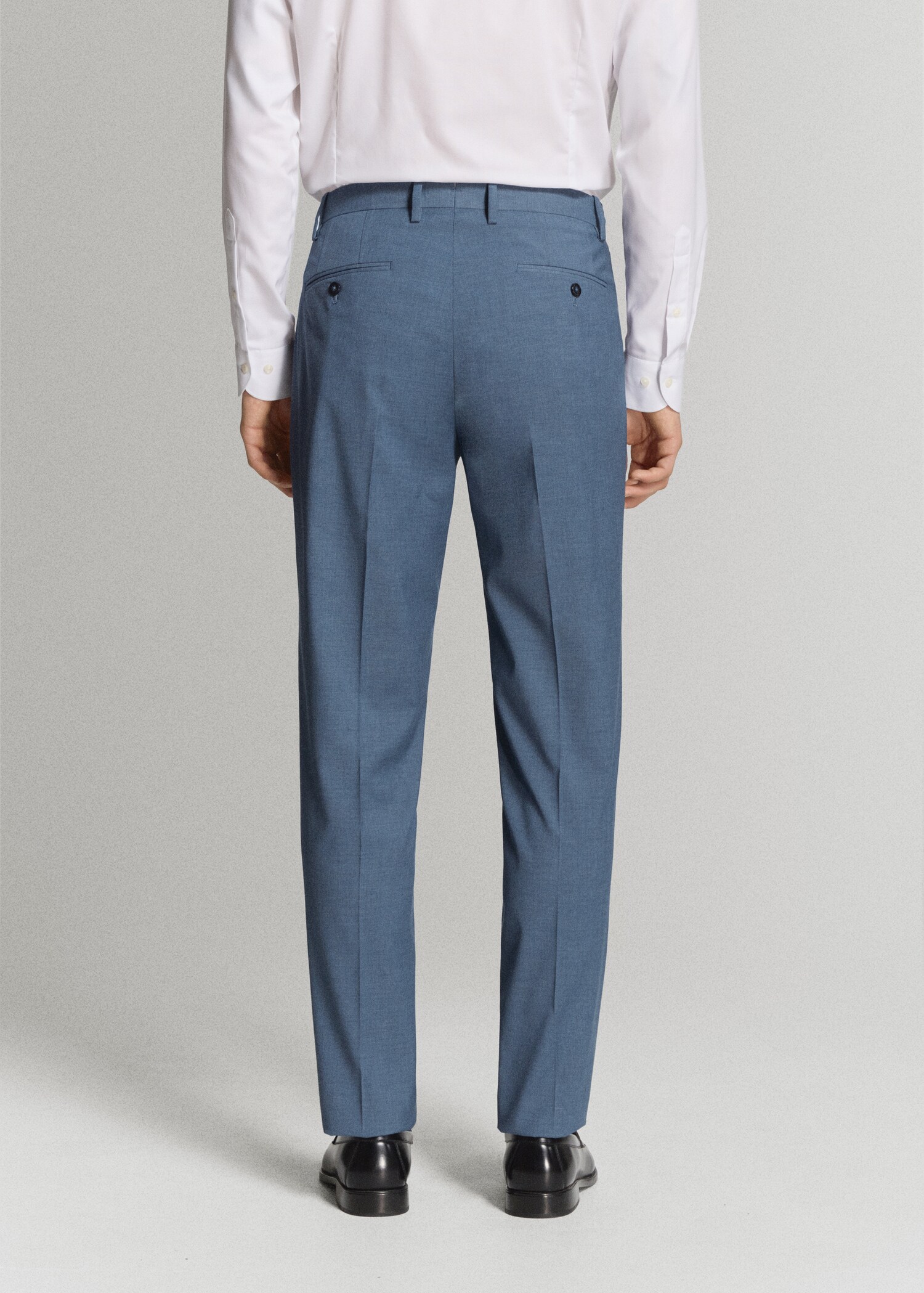 Milan slim-fit suit trousers - Reverse of the article