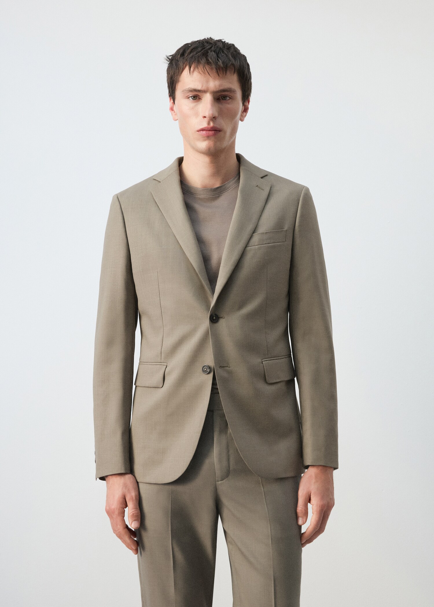 Americana traje Turín 100% lana - Plano medio