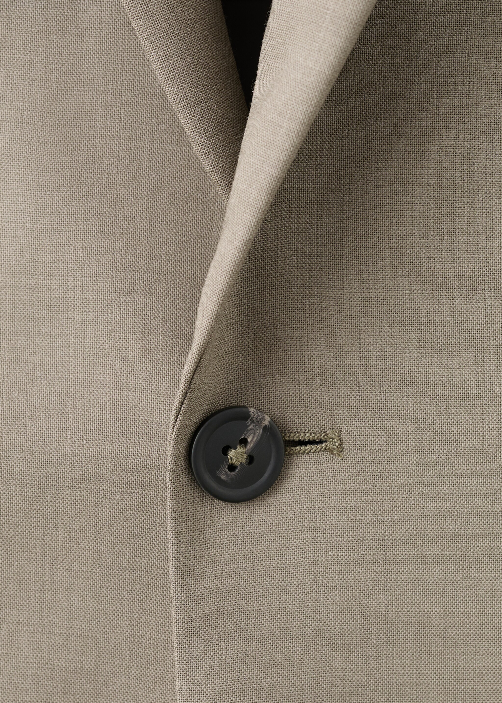 Turin 100% wool suit jacket - Details of the article 8, Medium Brown. Ref: 27015950-00.