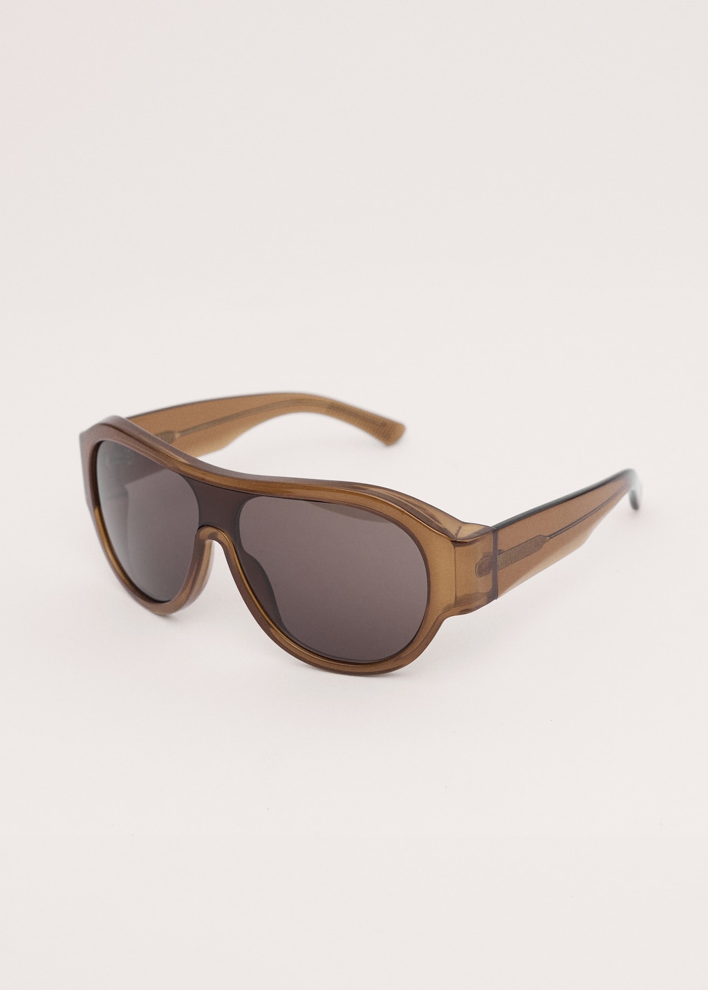 Aviator sunglasses with plastic frame - image 3