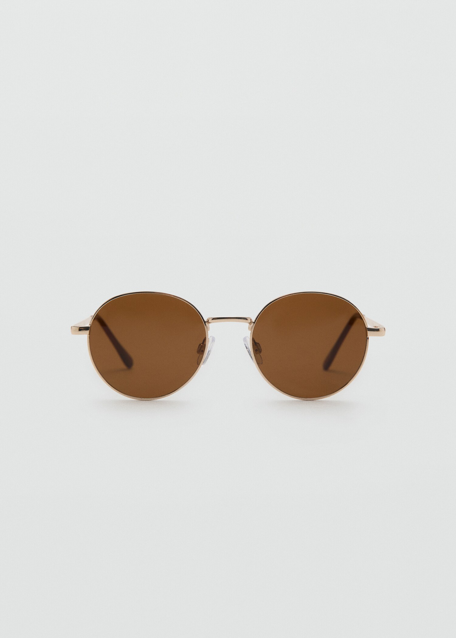 Zonnebril met rond metalen montuur - Artikel zonder model