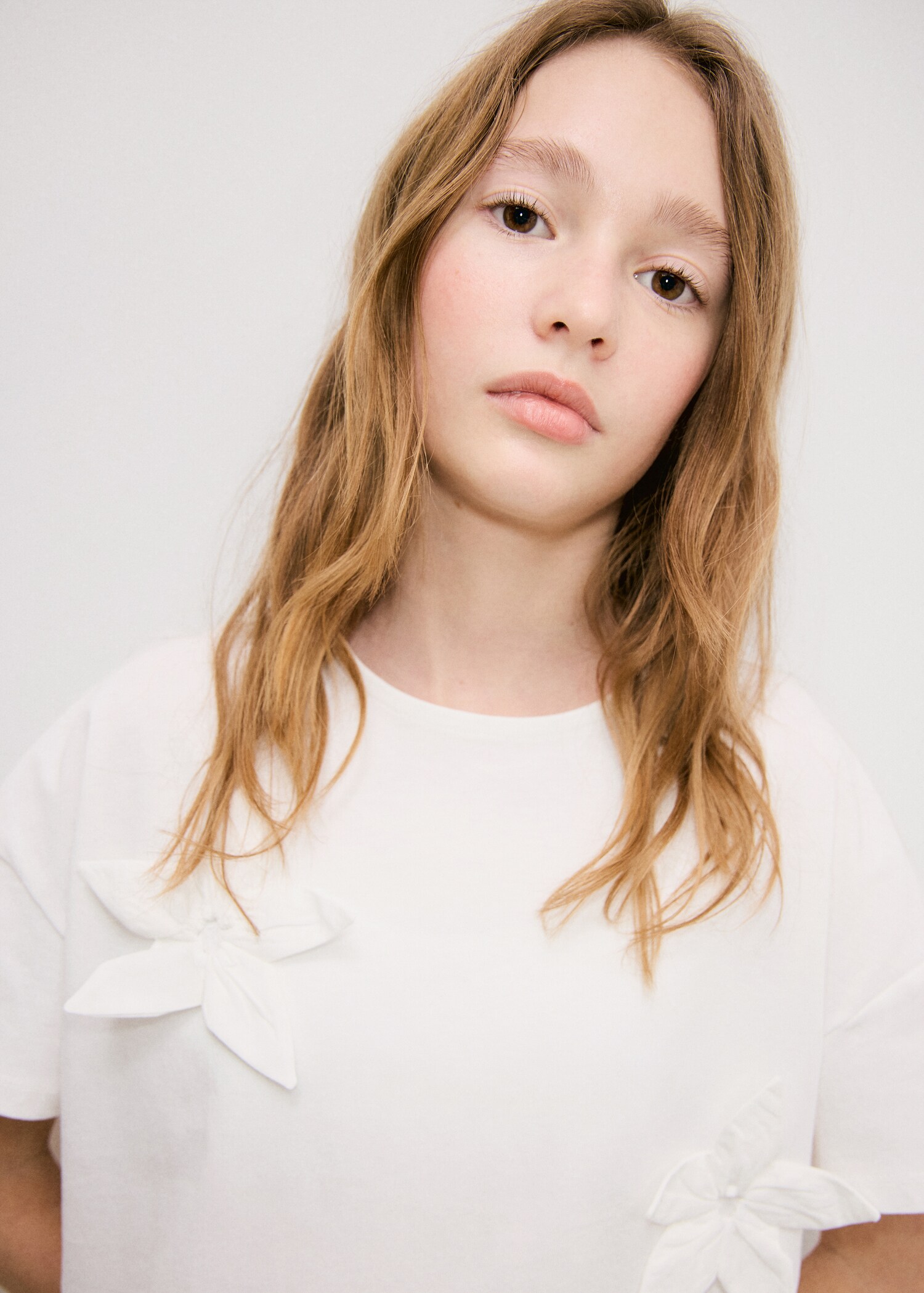 Floral cotton t-shirt - Details of the article 1