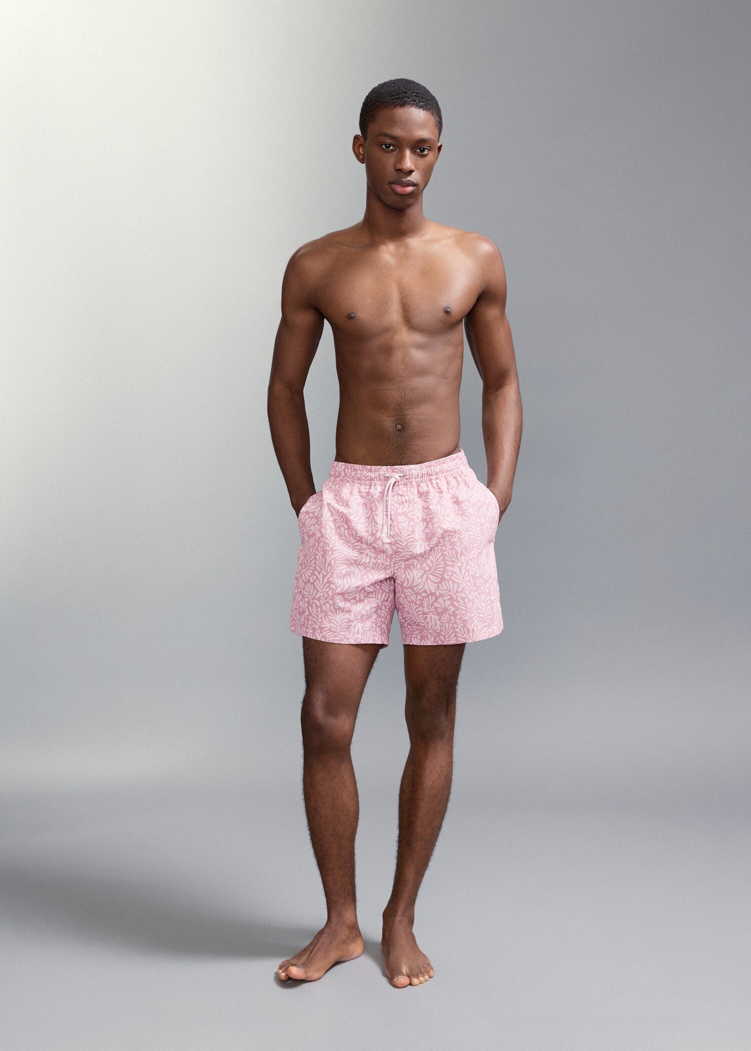 Printed swimming trunks - Medium plane