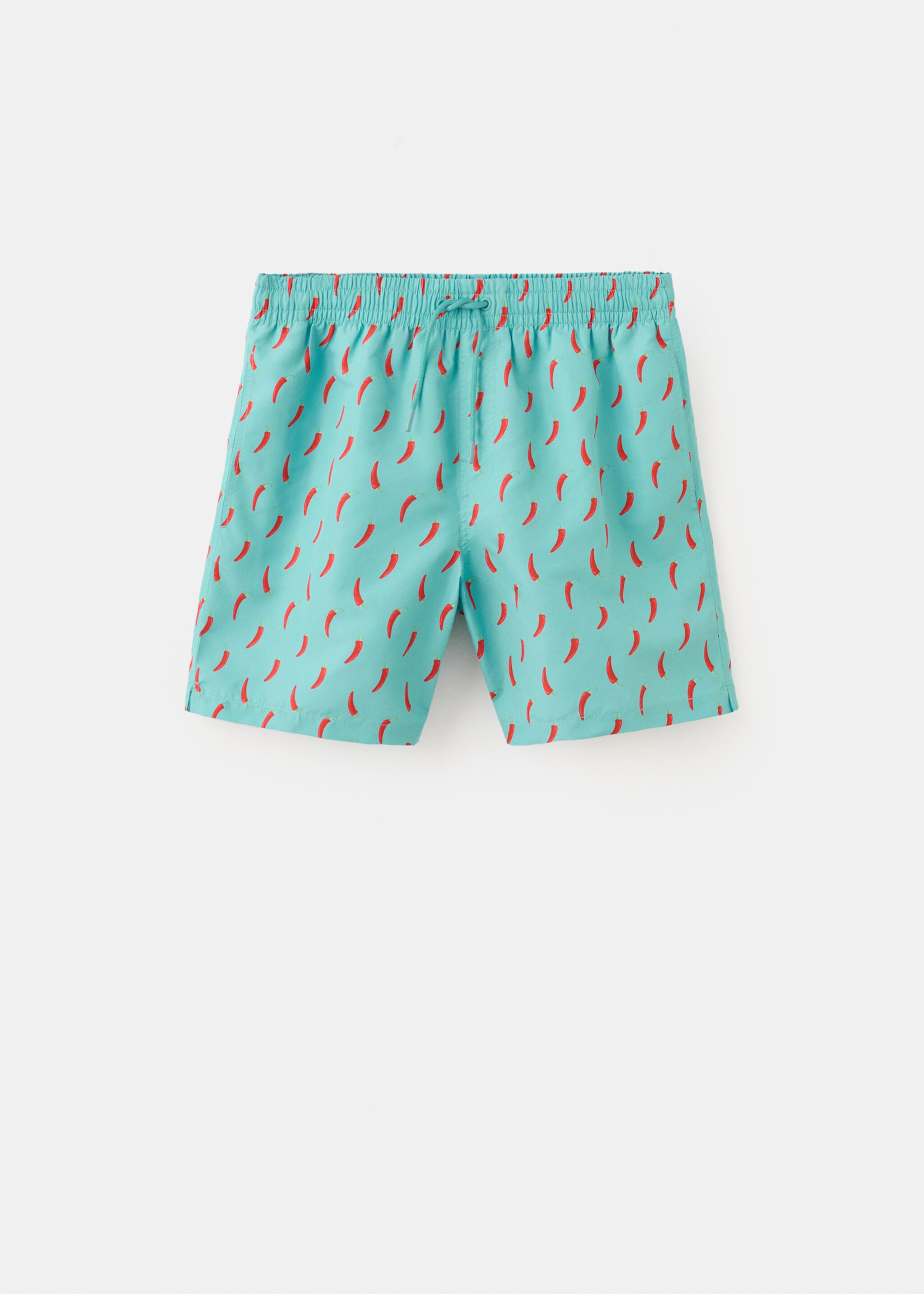 Printed swimming trunks - Article without model, Green. Ref: 27015993-00.