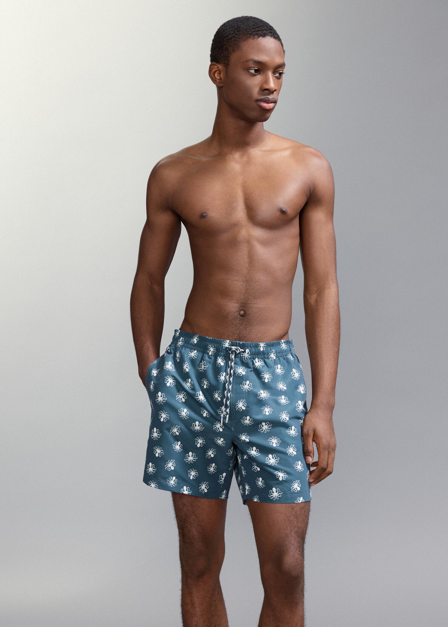 Octopus print swimsuit - Details of the article 1