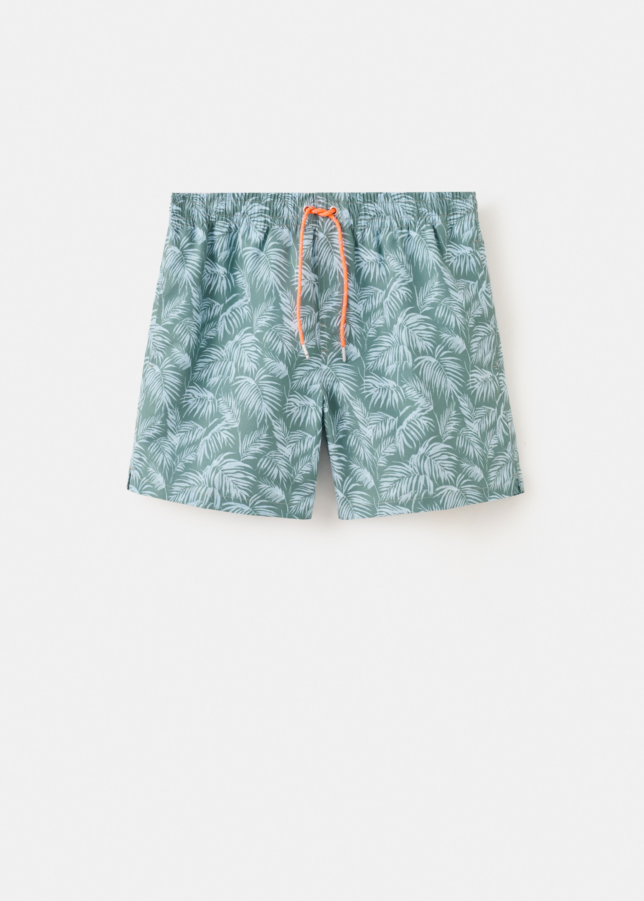 Palm trees print swimsuit trunks - Article without model, Khaki. Ref: 27015996-00.