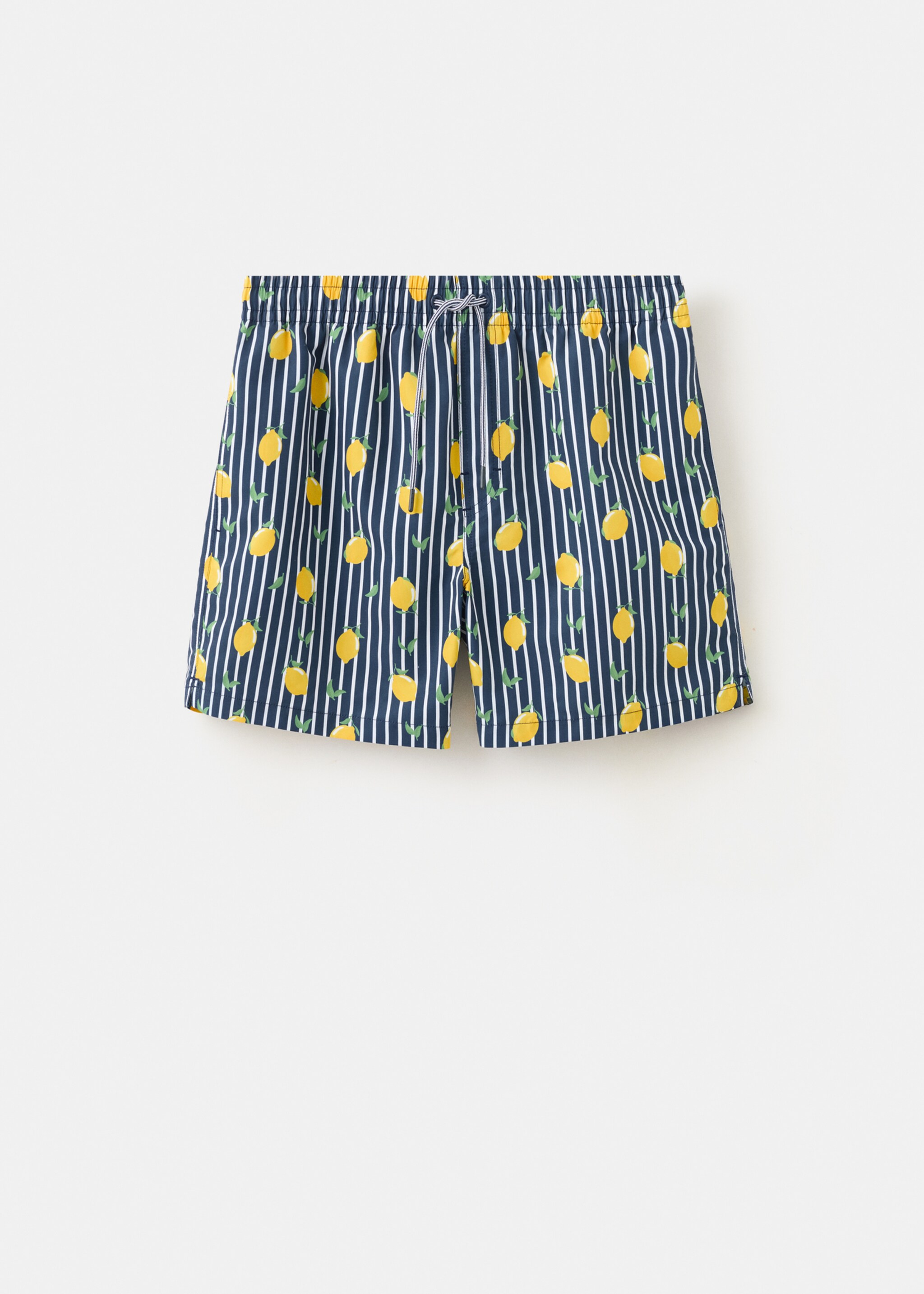 Lemon-print swimming trunks - Article without model, Navy. Ref: 27015997-00.