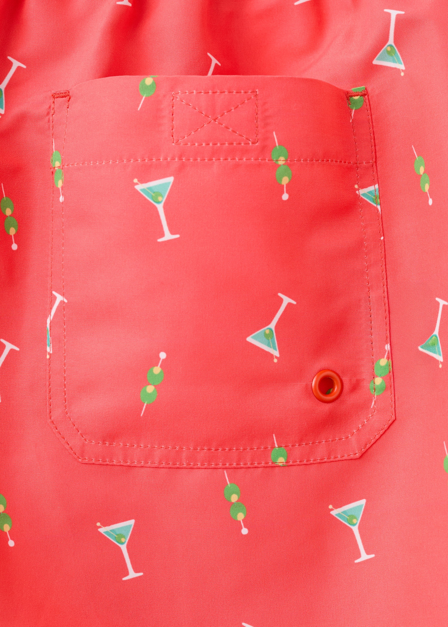Printed swimming trunks - Details of the article 0