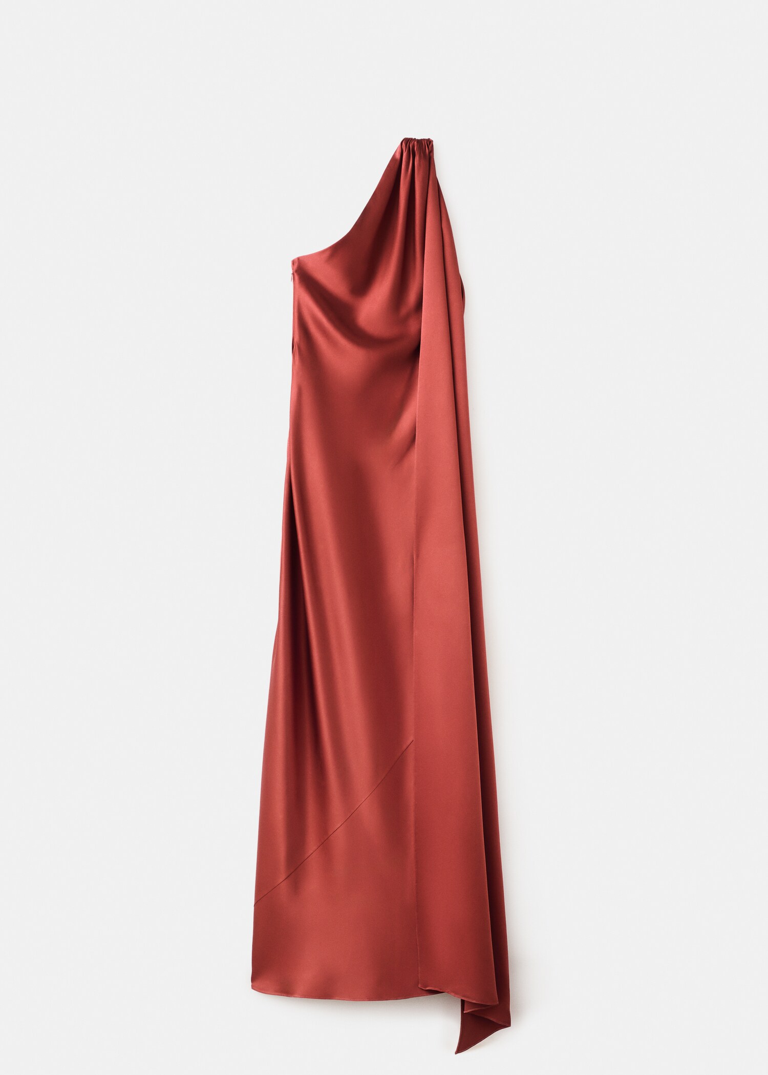 Asymmetrical bow-neck dress - Article without model