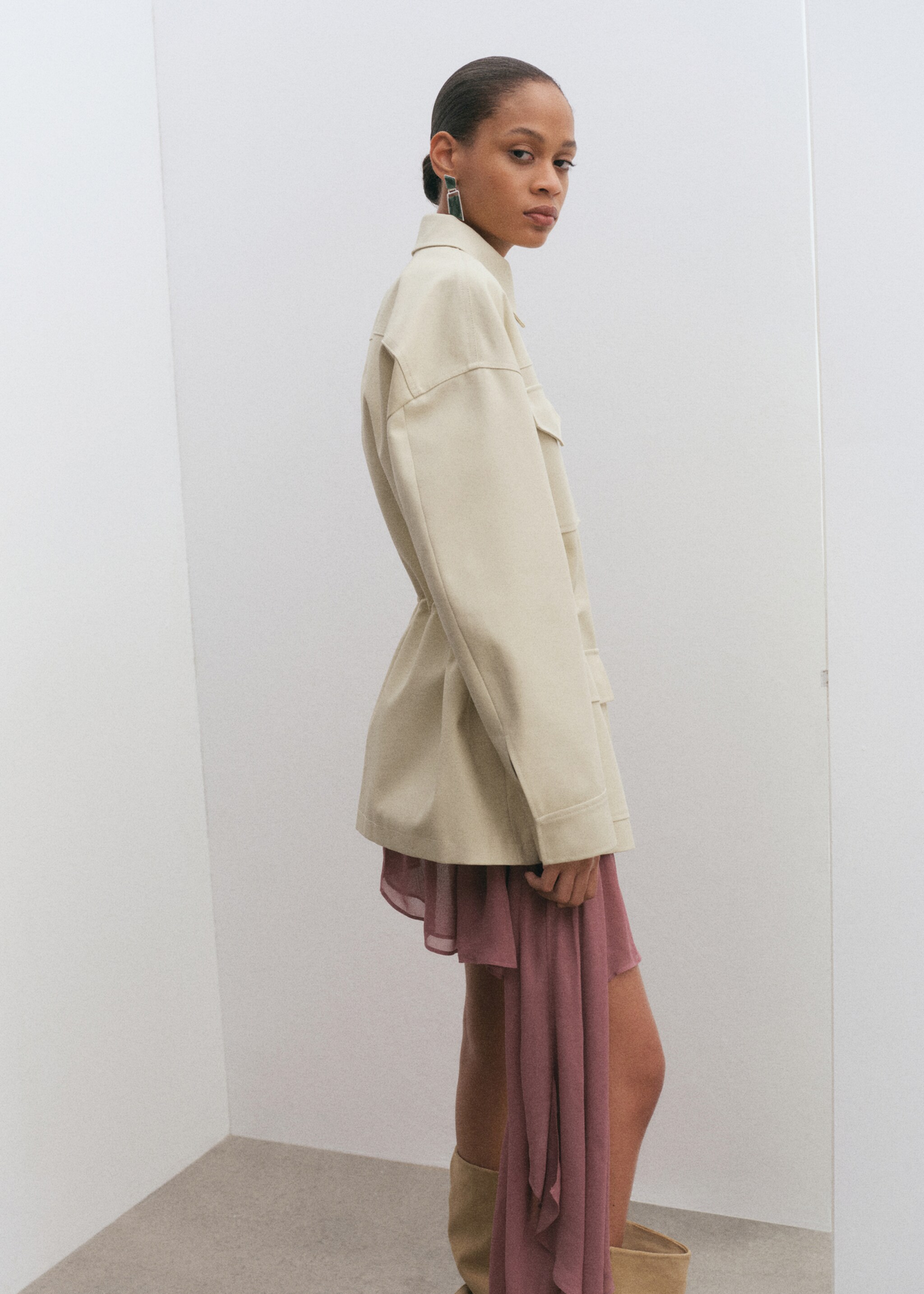 Semiprecious stone earrings - Details of the article 9, Silver. Ref: 27016006-00.