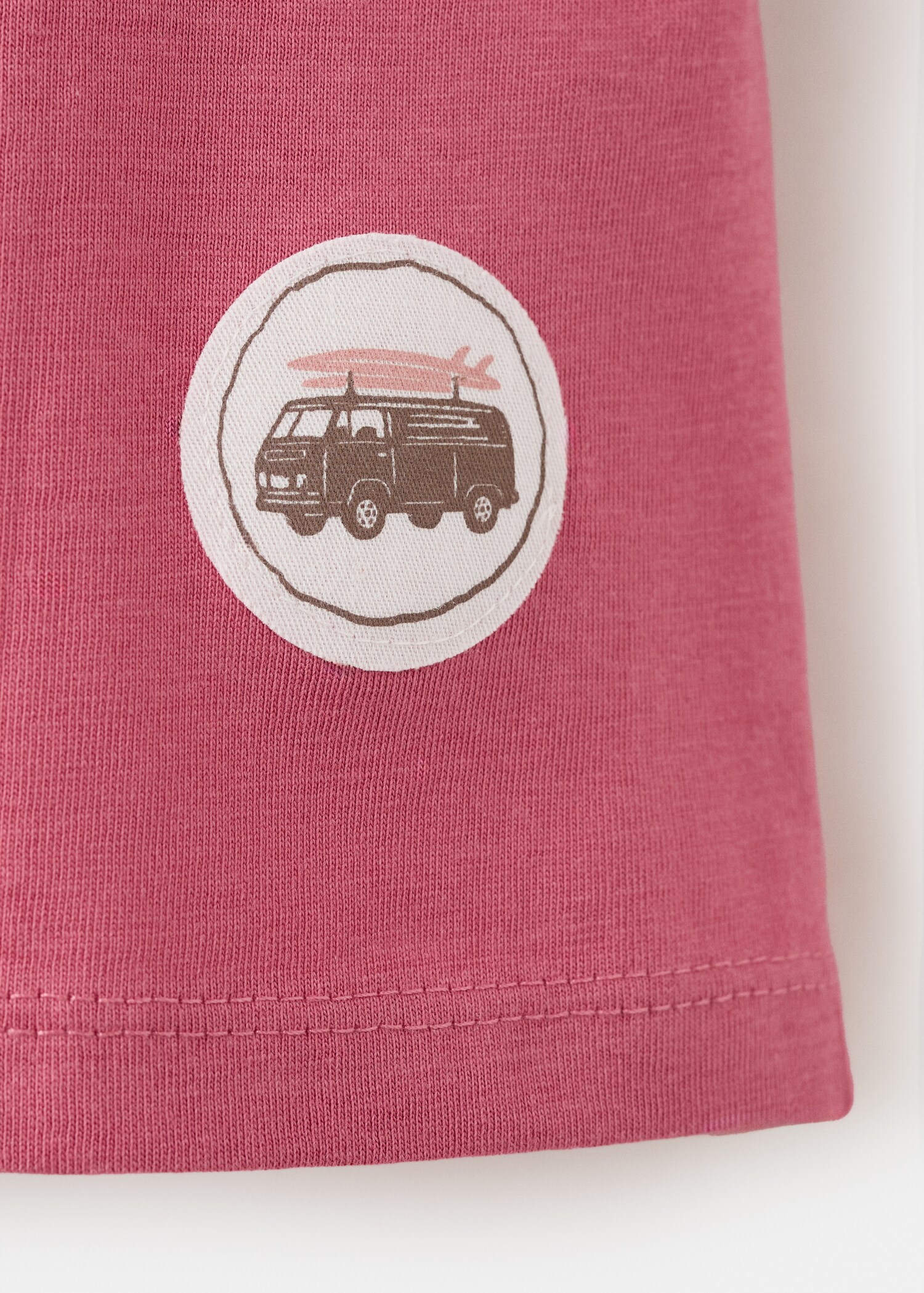 T-shirt oversize coton imprimé - Détail de l'article 0