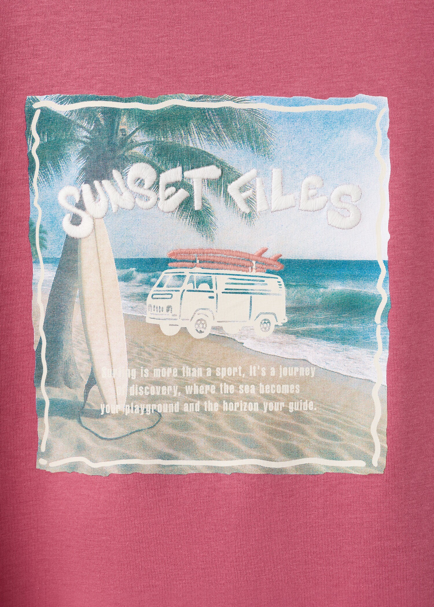 T-shirt oversize coton imprimé - Détail de l'article 8