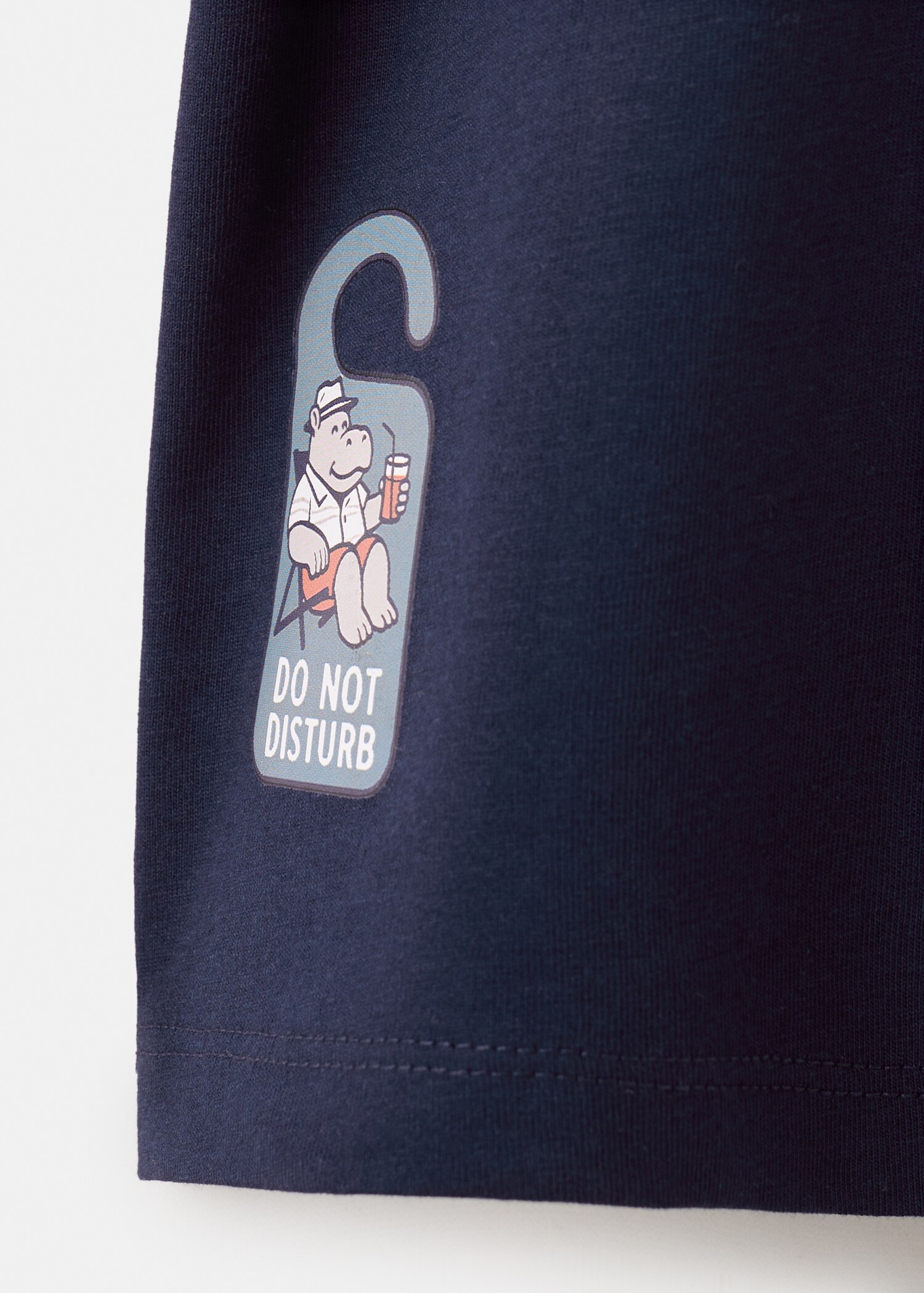 Printed cotton-blend t-shirt - Details of the article 0