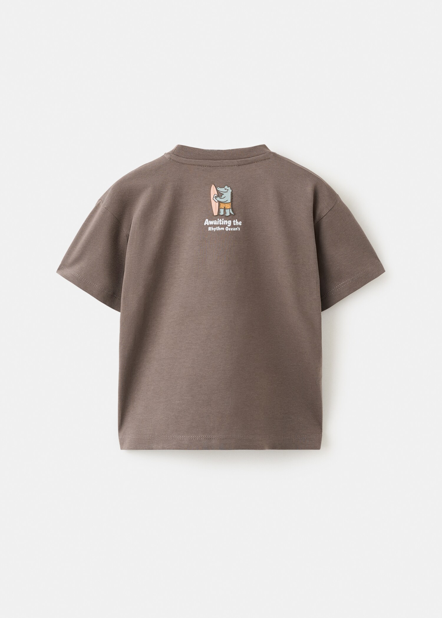 Embossed printed t-shirt - Reverse of the article