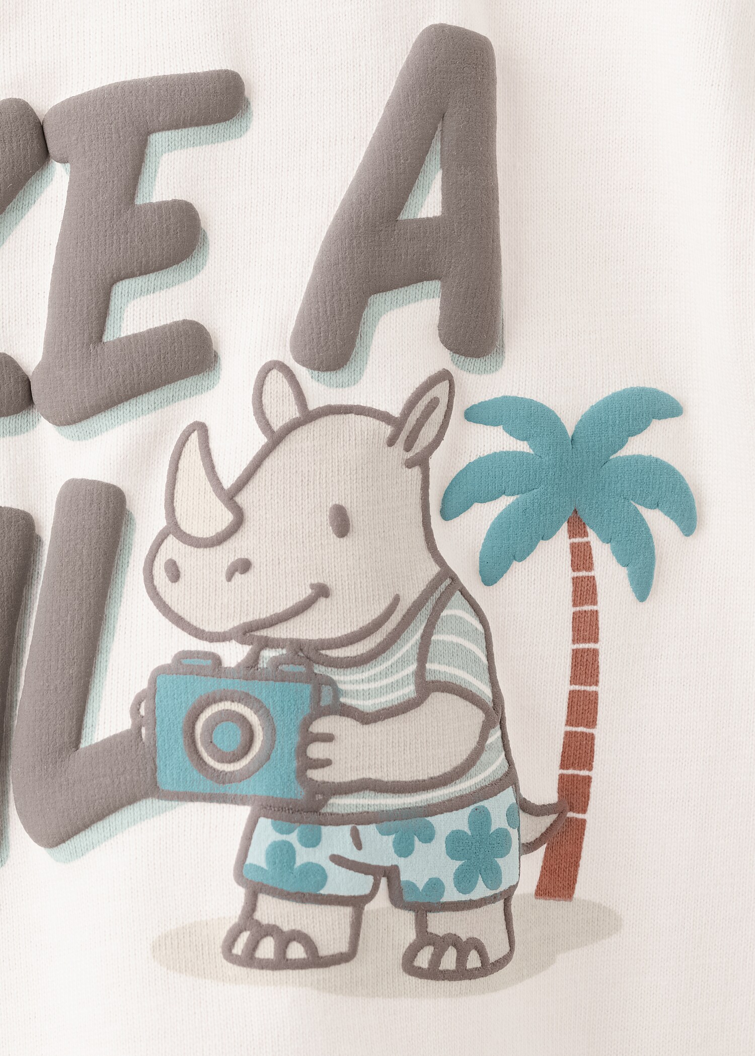 Bedrucktes Baumwoll-T-Shirt - Detail des Artikels 0