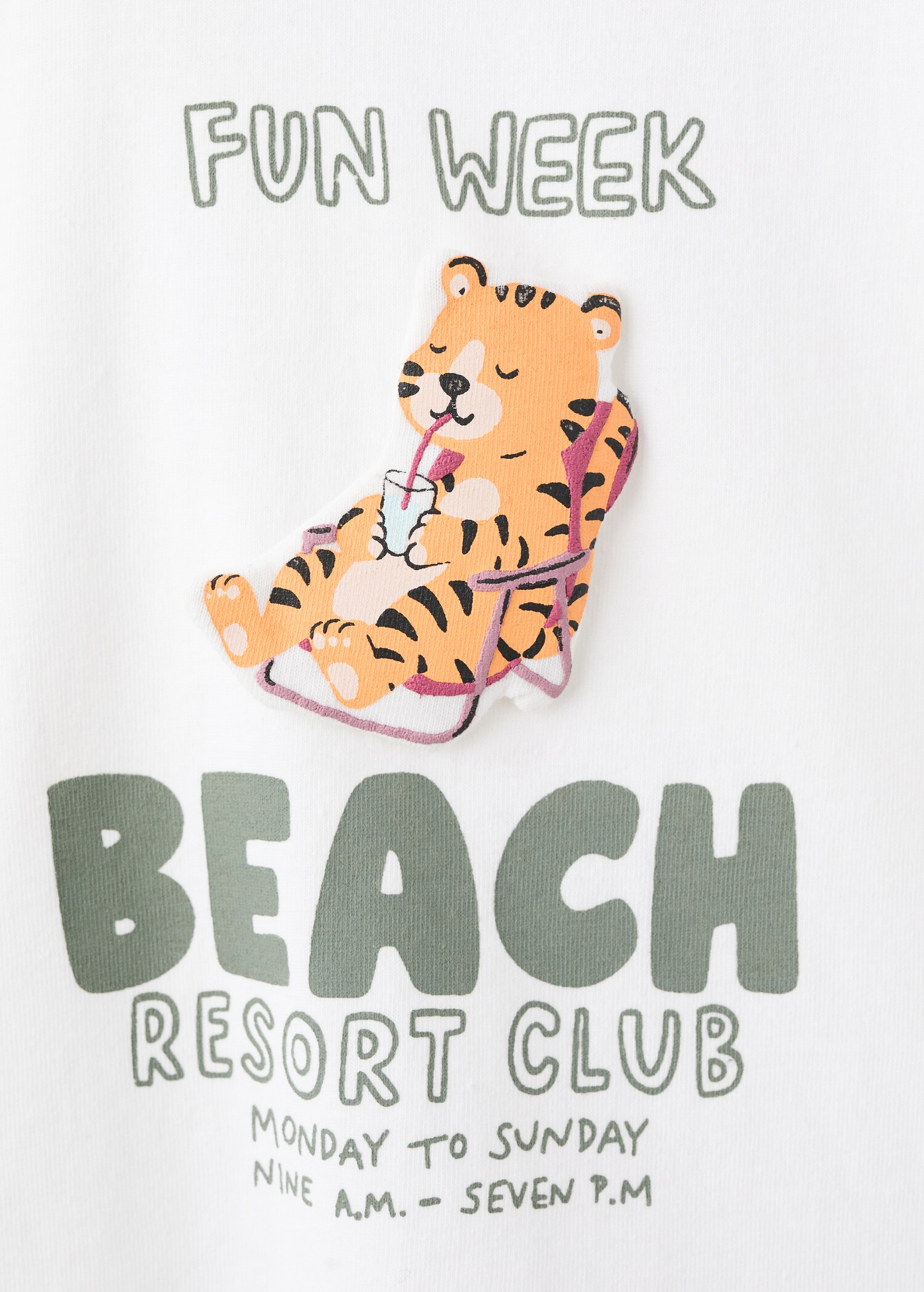 Printed cotton-blend t-shirt - Details of the article 0