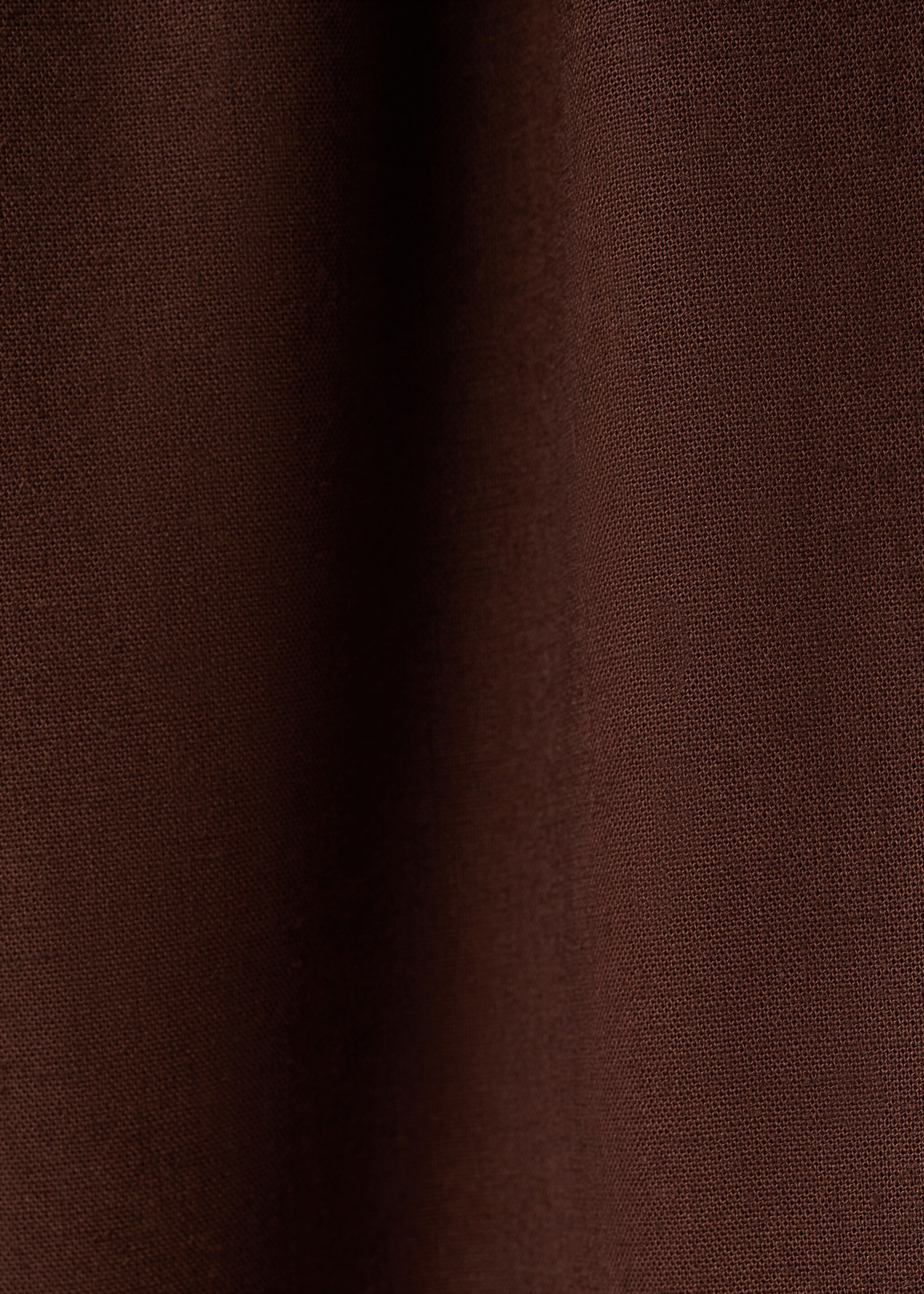 Pantalón recto fluido - Detalle del artículo 0, Marrón. Ref: 27016350-00.