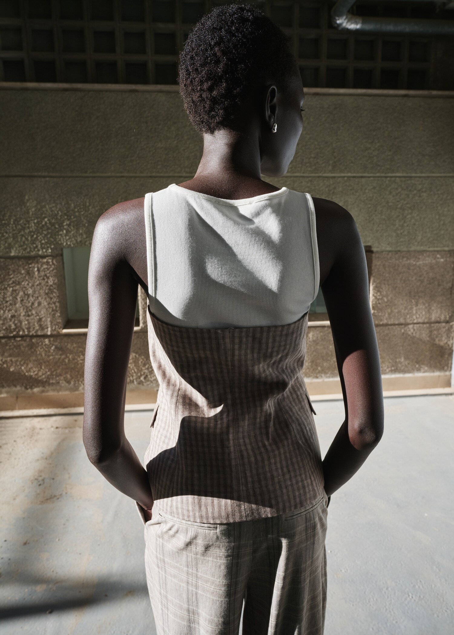 Bandeau top with buttons - Reverse of the article