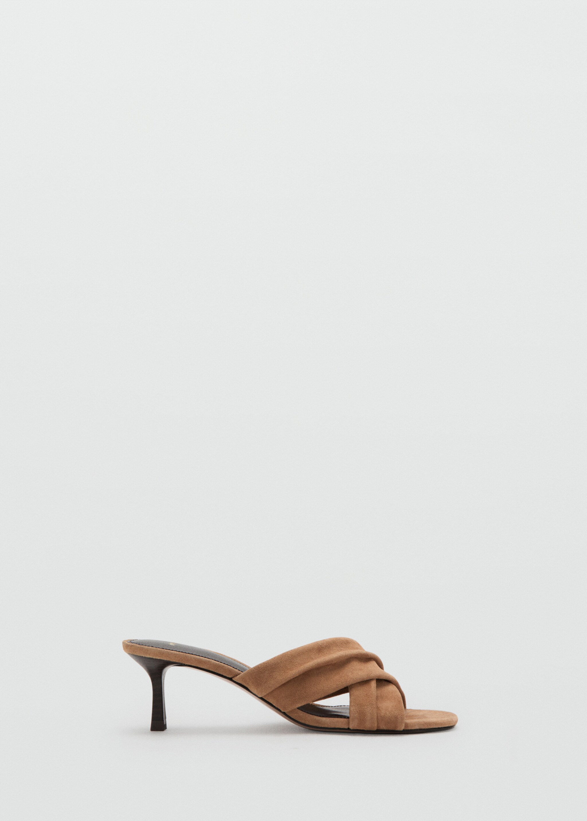 Sandalia piel tacón tiras - Artículo sin modelo, Arena. Ref: 27016717-00.