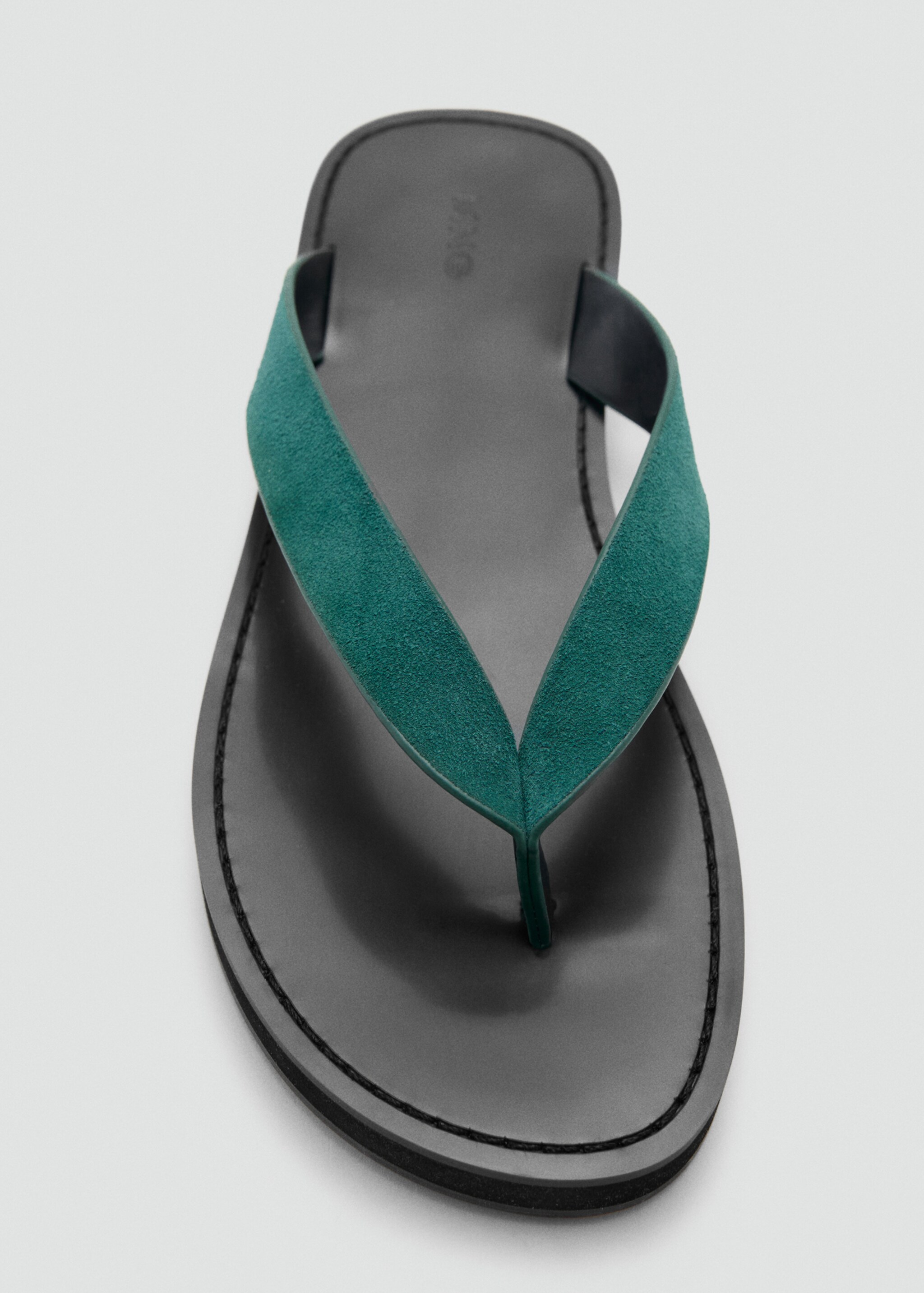 Thong sandals - Details of the article 2, Green. Ref: 27016719-00.