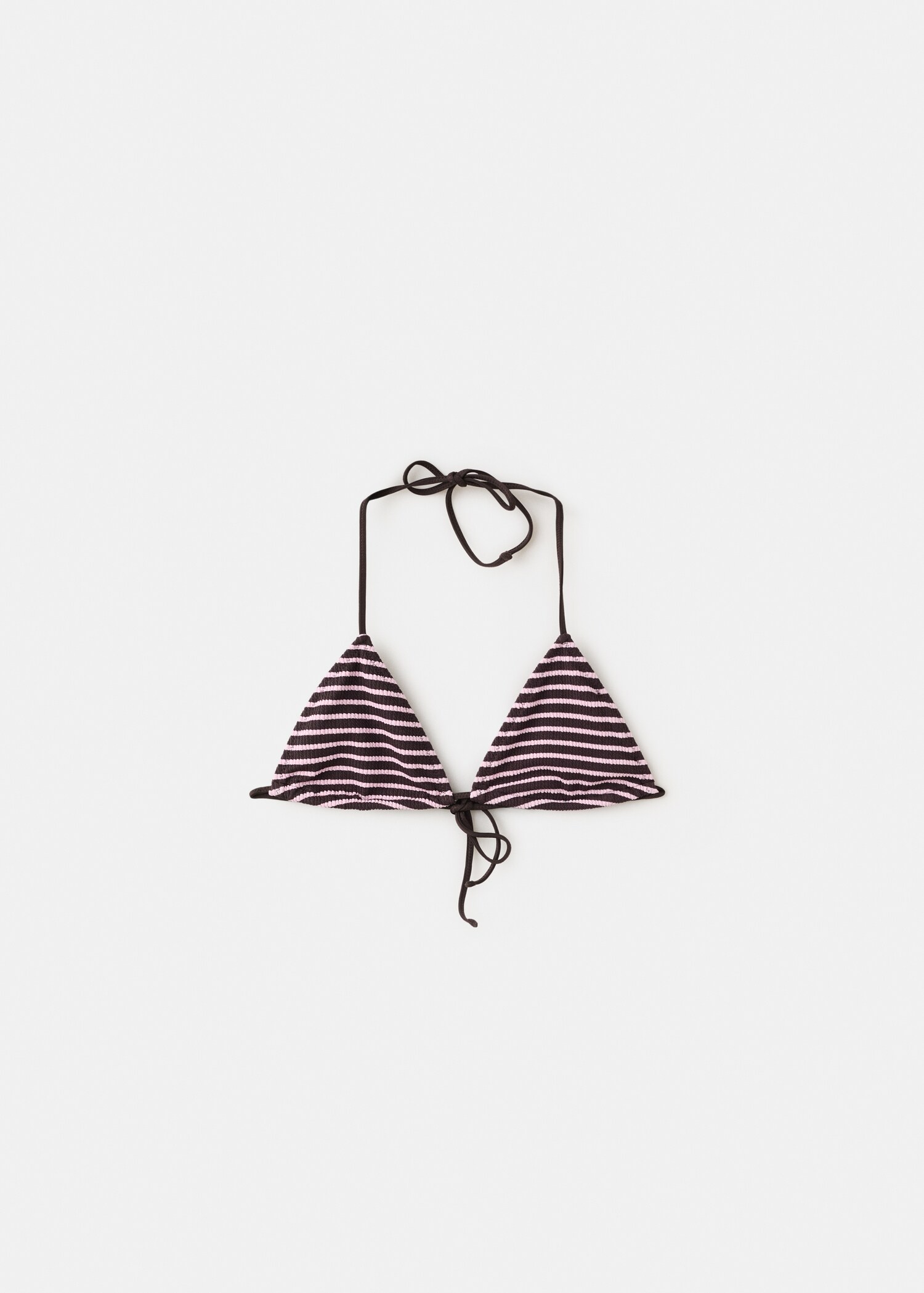 Triangle bikini top stripes - Изделие без модели