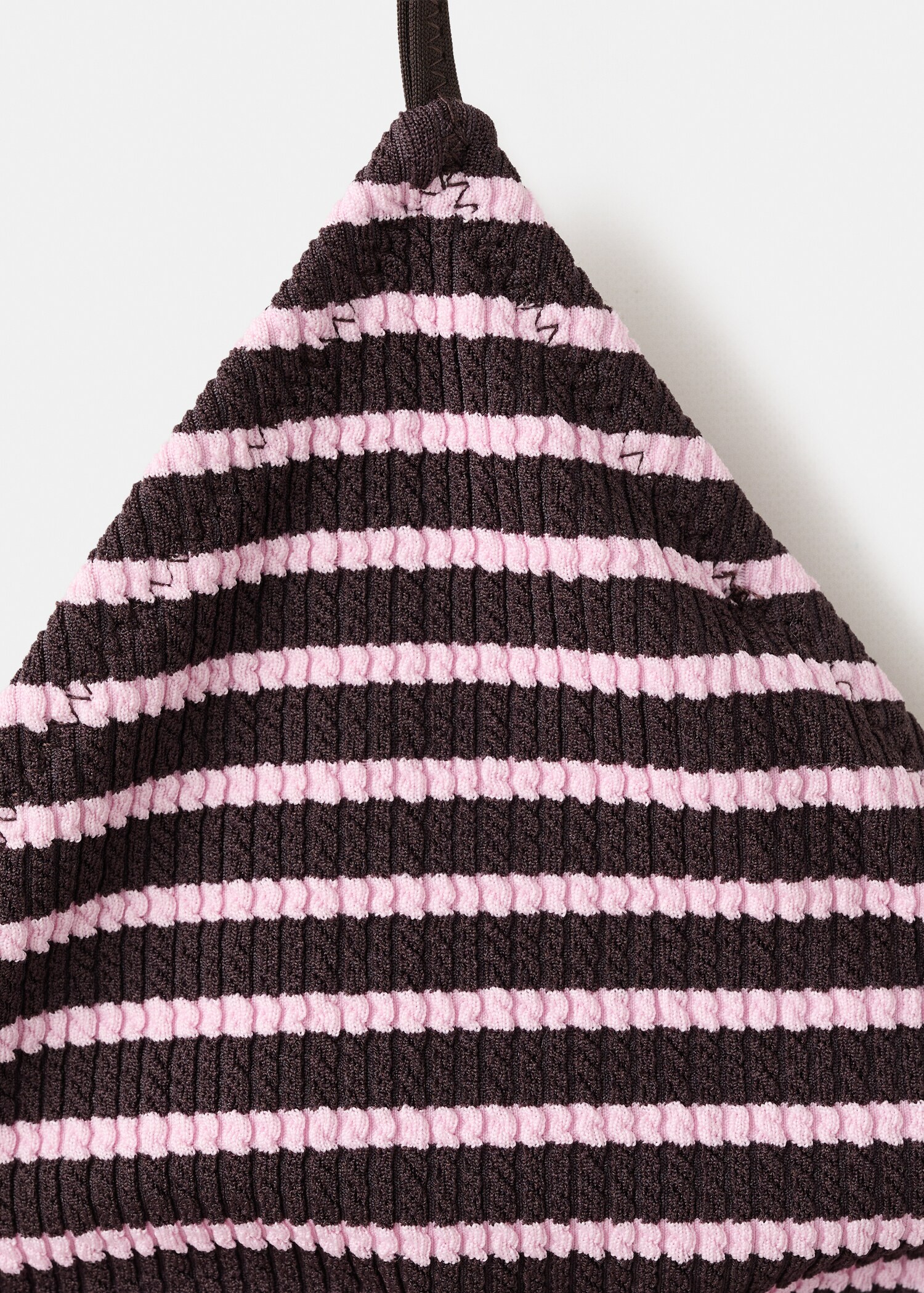 Triangle bikini top stripes - Деталь изделия 8